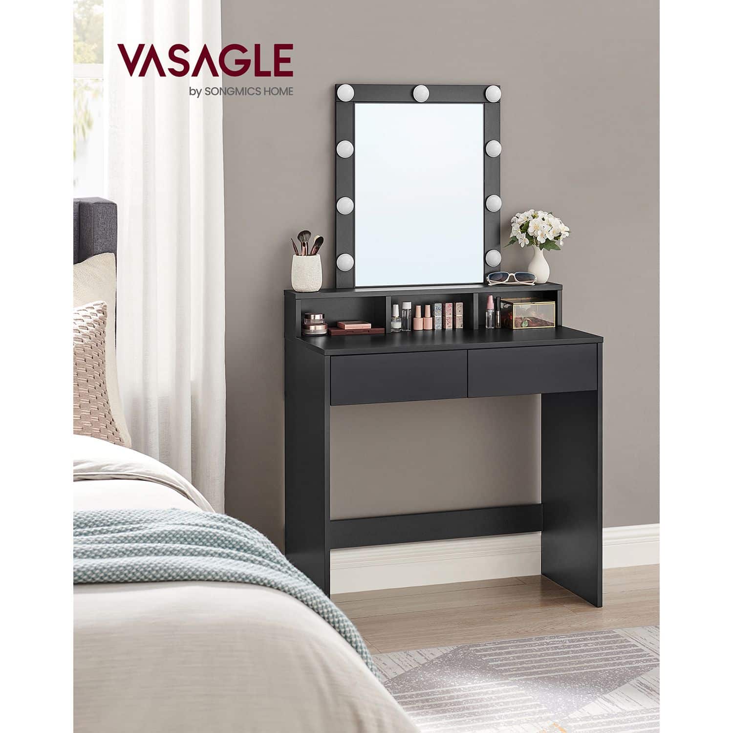 Schminktisch mit LED-Beleuchtung-B34RDT114T16 Schminktisch mit LED-Beleuchtung-B34RDT114T16