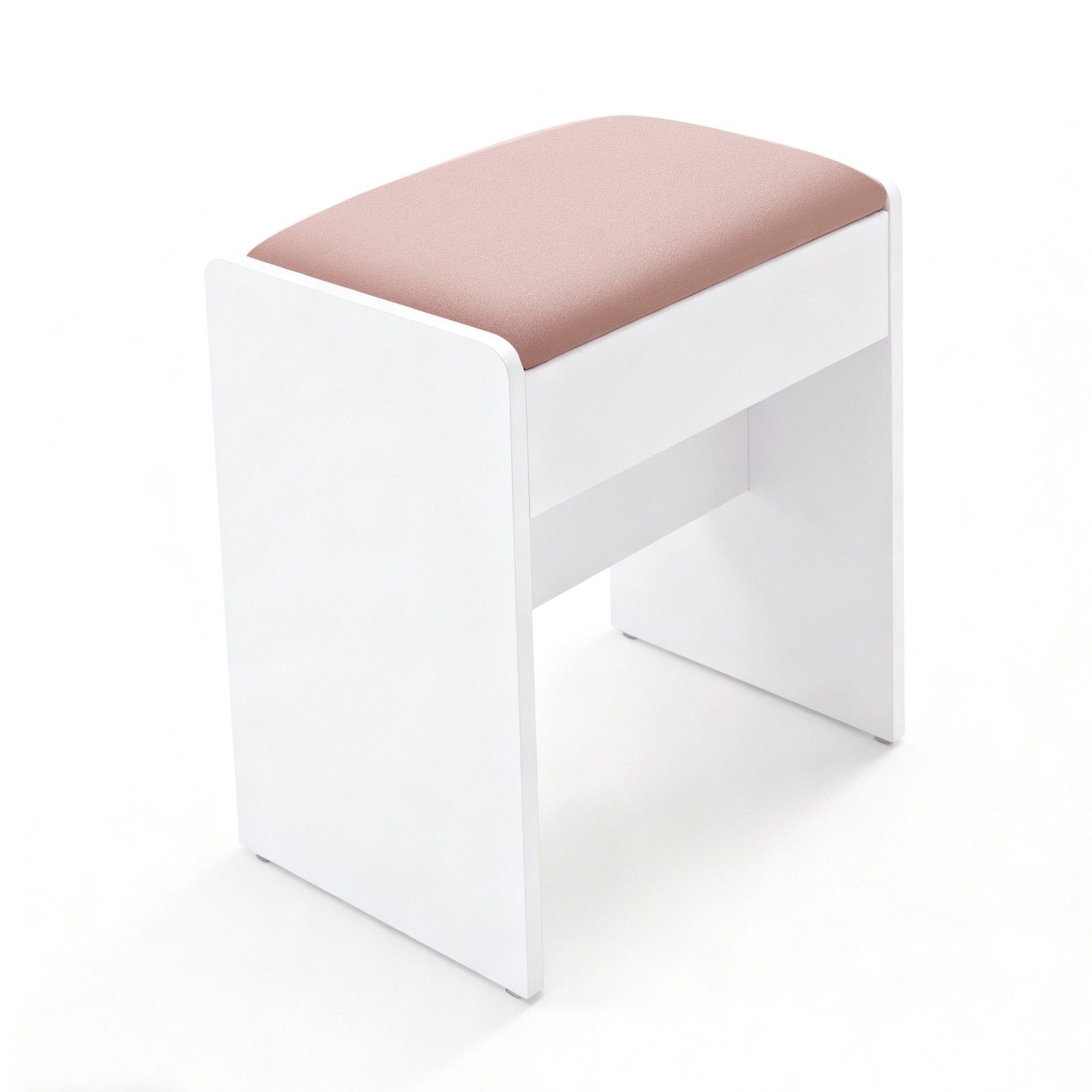 Frisiertischhocker, Gepolsterter Schminkhocker aus Samt, mit Rutschfesten Füßen Frisiertischhocker, Gepolsterter Schminkhocker aus Samt, mit Rutschfesten Füßen