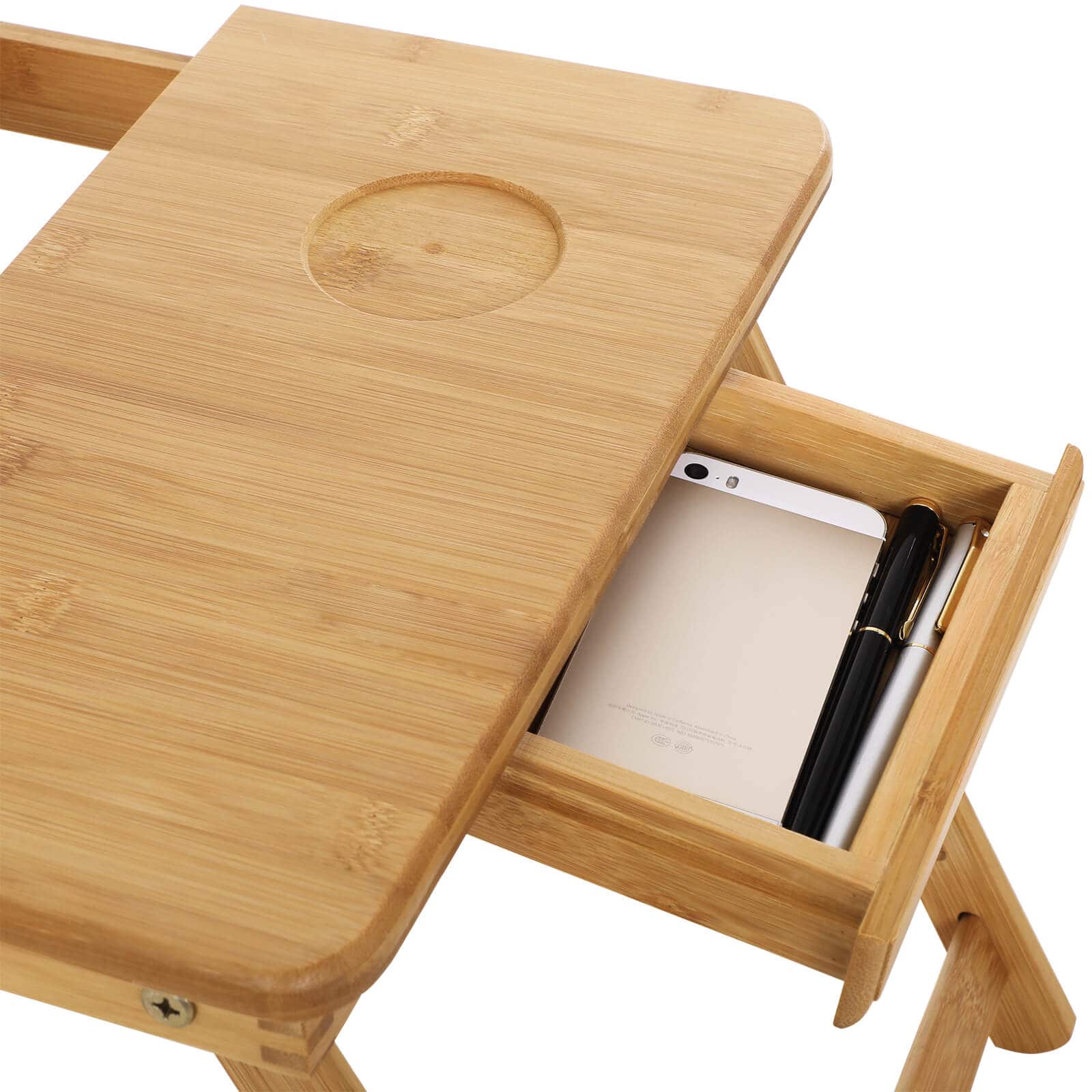 Verstellbarer Laptoptisch Bambus-LLD002 Verstellbarer Laptoptisch Bambus-LLD002