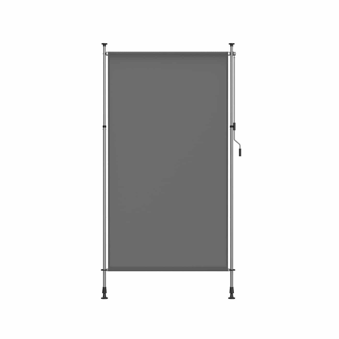 Senkrechtmarkise höhenverstellbar 150 x (220-300) cm anthrazitgrau Senkrechtmarkise höhenverstellbar 150 x (220-300) cm anthrazitgrau