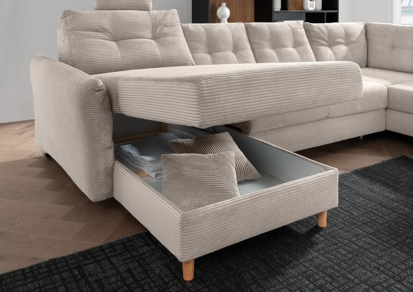 Wohnlandschaft Brizzini Breitcord – Benformato