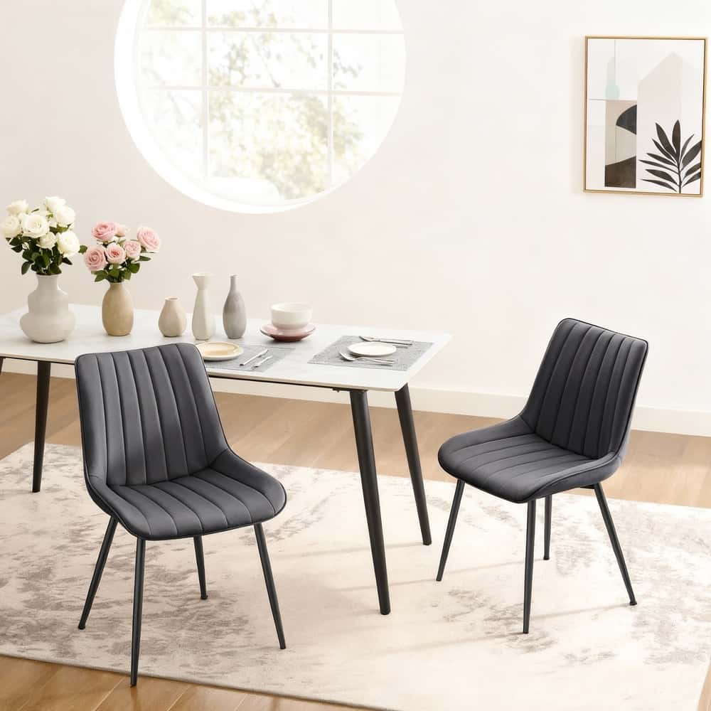 2 Esszimmerstühle, Küchenstuhl, Stahlbeine 2 Esszimmerstühle, Küchenstuhl, Stahlbeine