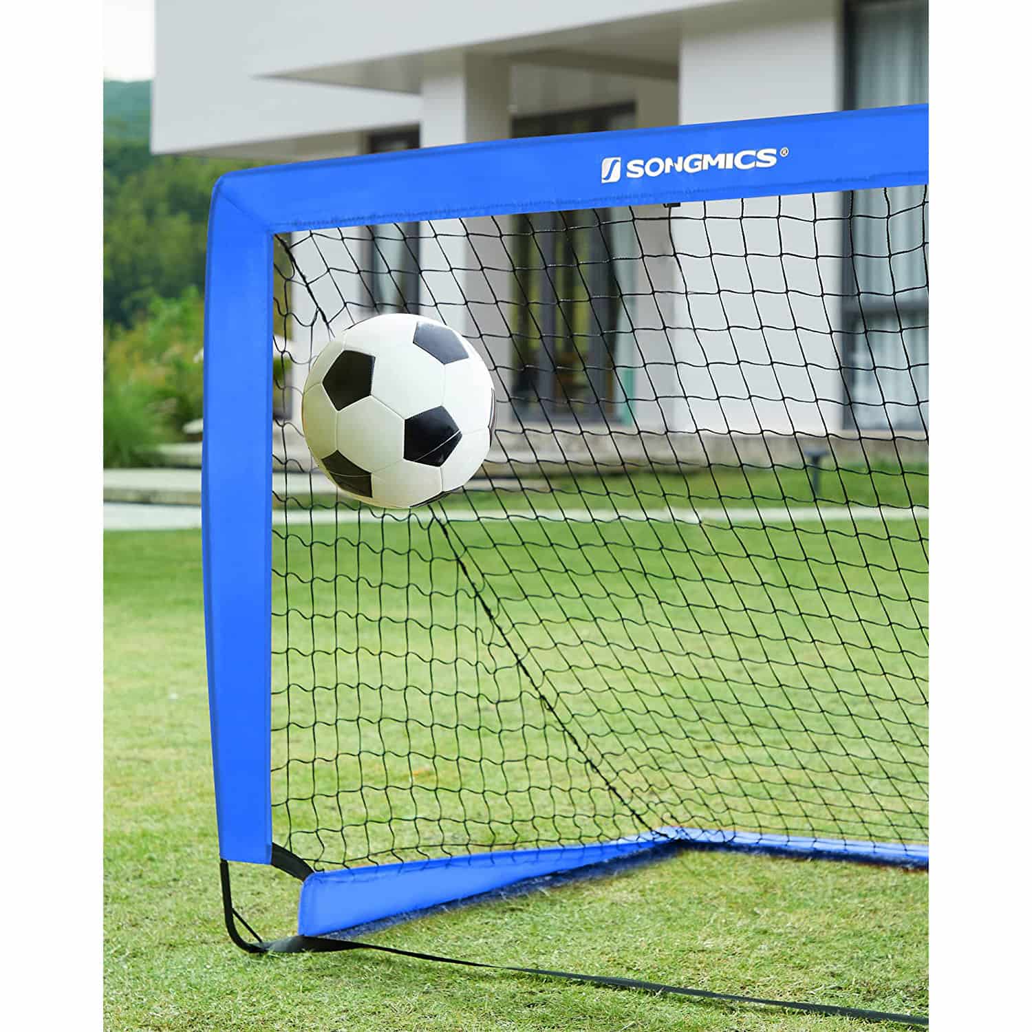 Fußballtor Kinder 2er Set Pop-up blau-SZQ122Q02