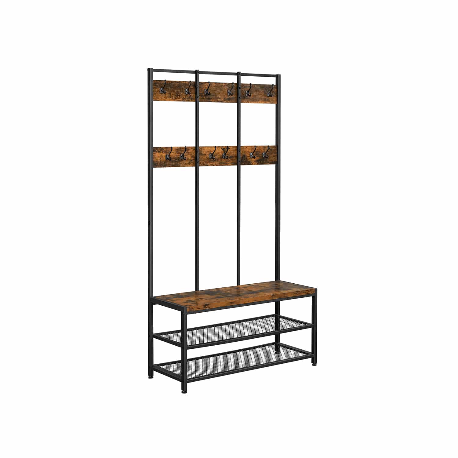 Industriestil Garderobe & Schuhbank-B34HSR86BX Industriestil Garderobe & Schuhbank-B34HSR86BX