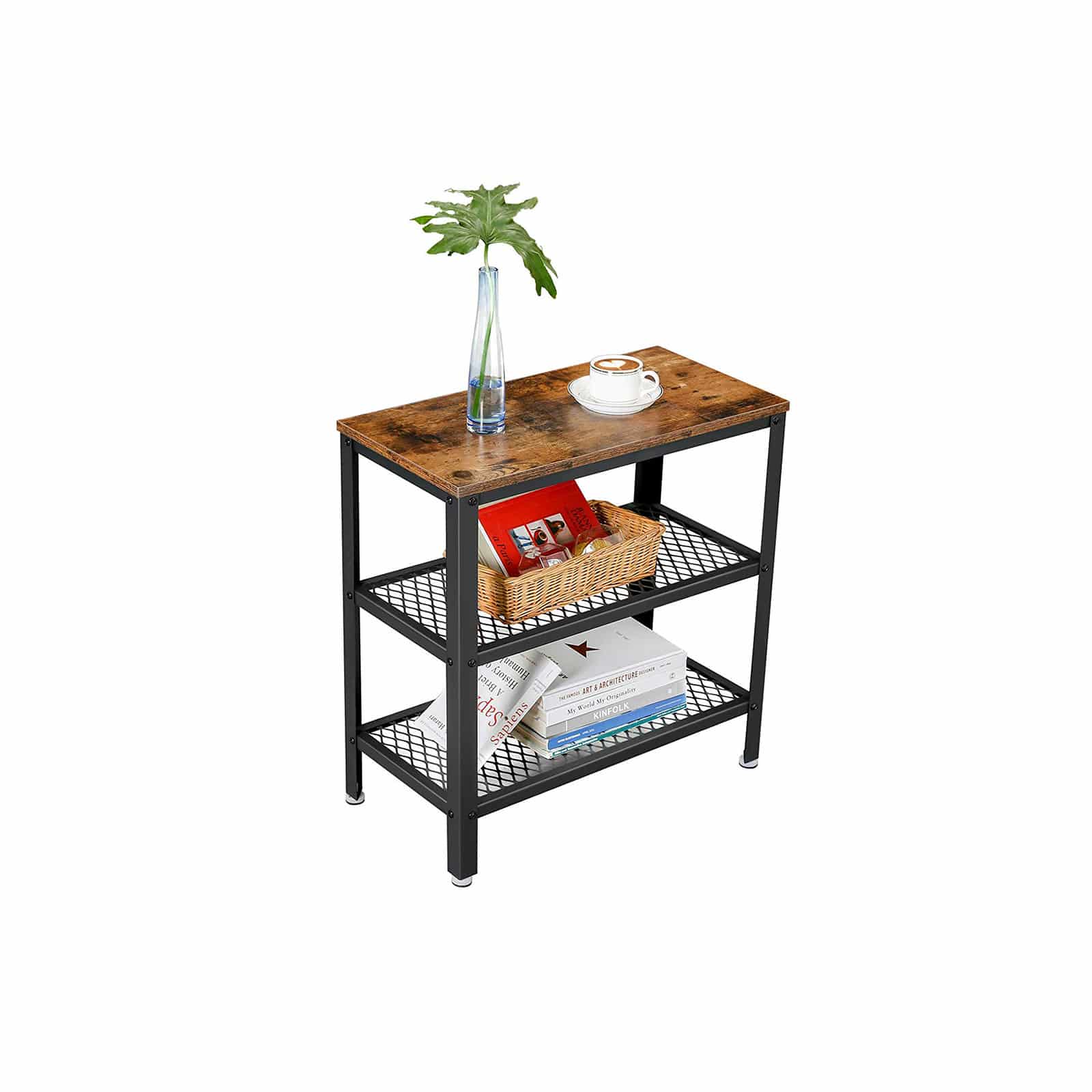 Double-Shelves-Side-Table-LET33BX-2KHwUbIXZbpezy Schmaler Beistelltisch Industrie-Design