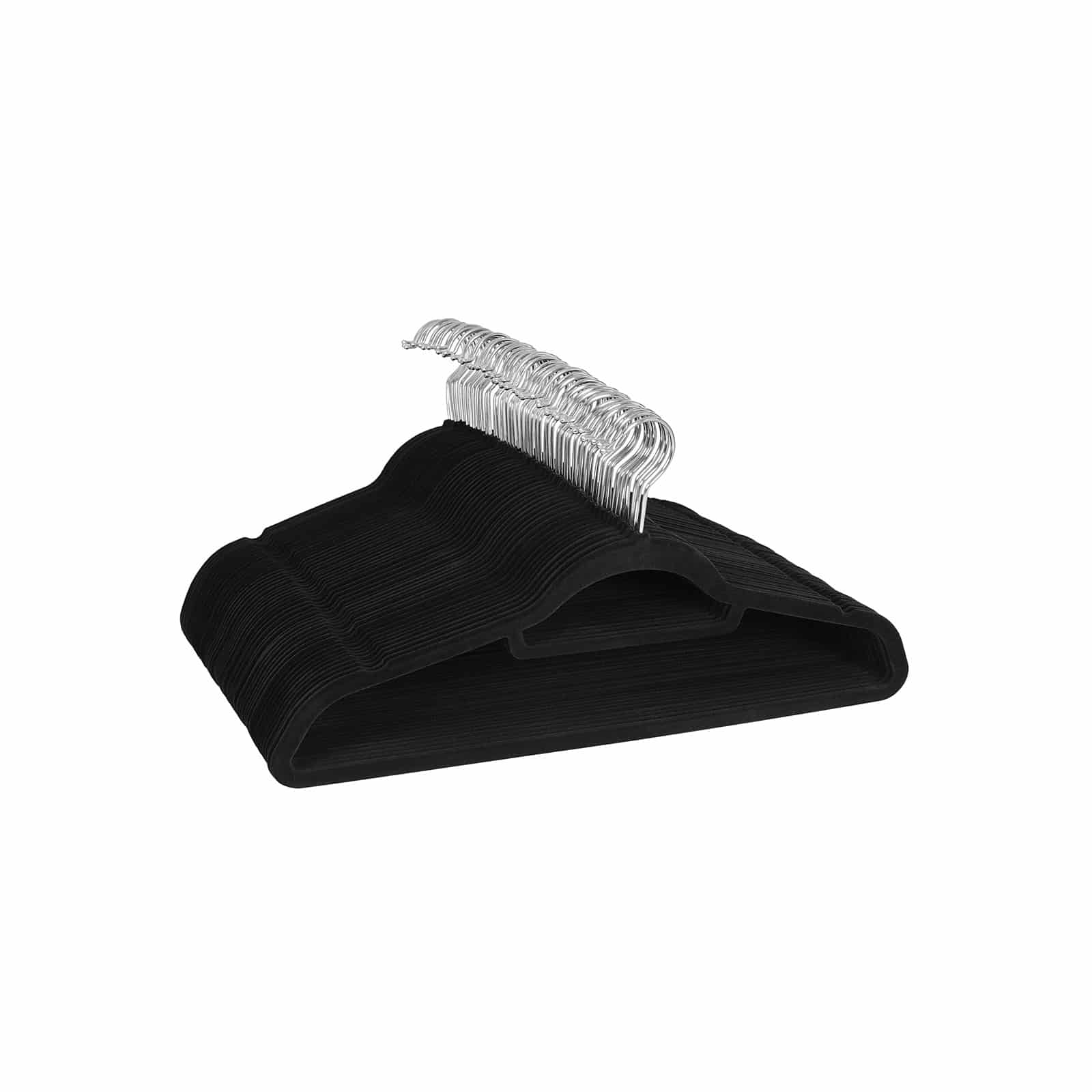 Kleiderbügel Samt 20 Stück Schwarz-B34CRF20B Kleiderbügel Samt 20 Stück Schwarz-B34CRF20B