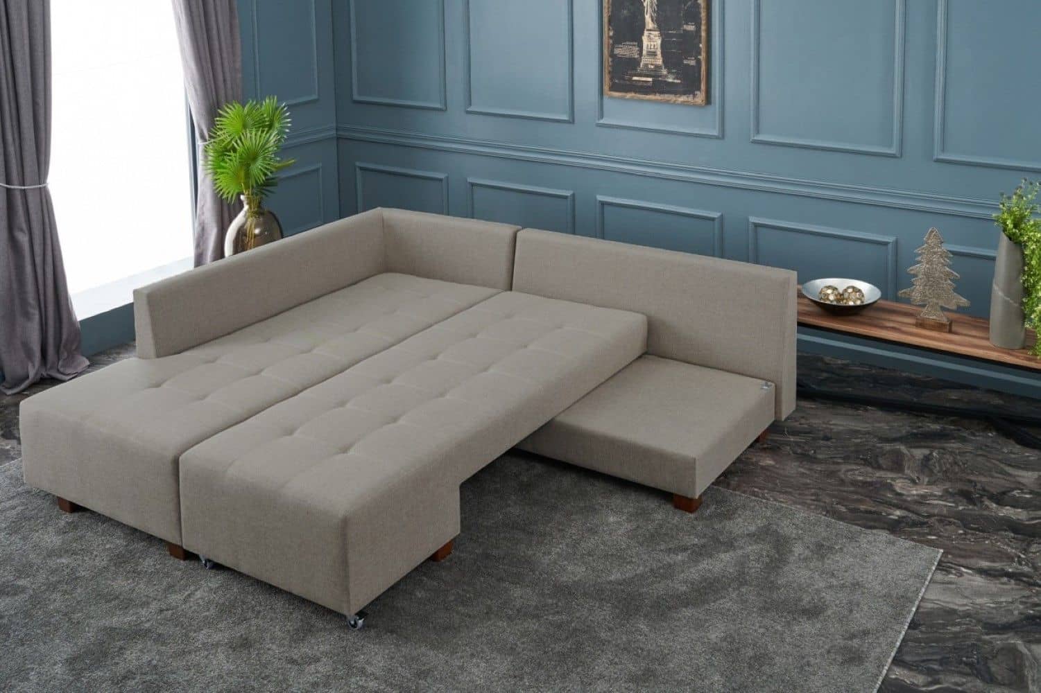 Manama Ecksofa mit praktischer Schlaffunktion Manama Ecksofa mit praktischer Schlaffunktion