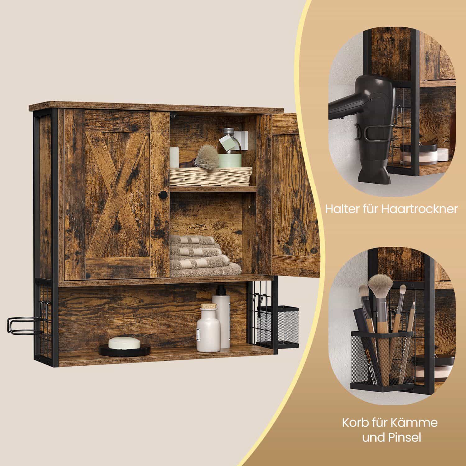 Wandschrank im Badezimmer Wandschrank im Badezimmer