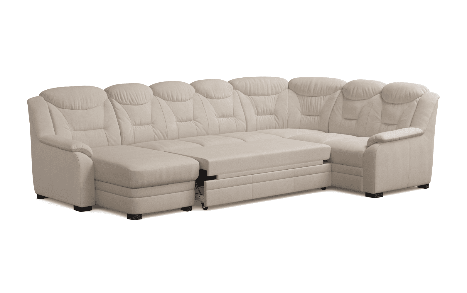 Wohnlandschaft Marcus mit Schlaffunktion & Bettkasten - Cotta