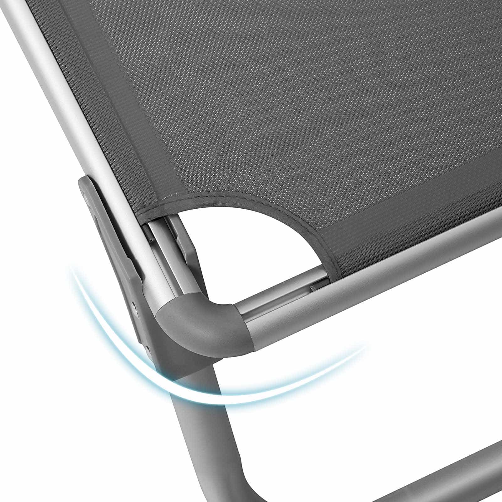 Gartenliege mit Sonnendach-B34GCB19GYV1 Gartenliege mit Sonnendach-B34GCB19GYV1