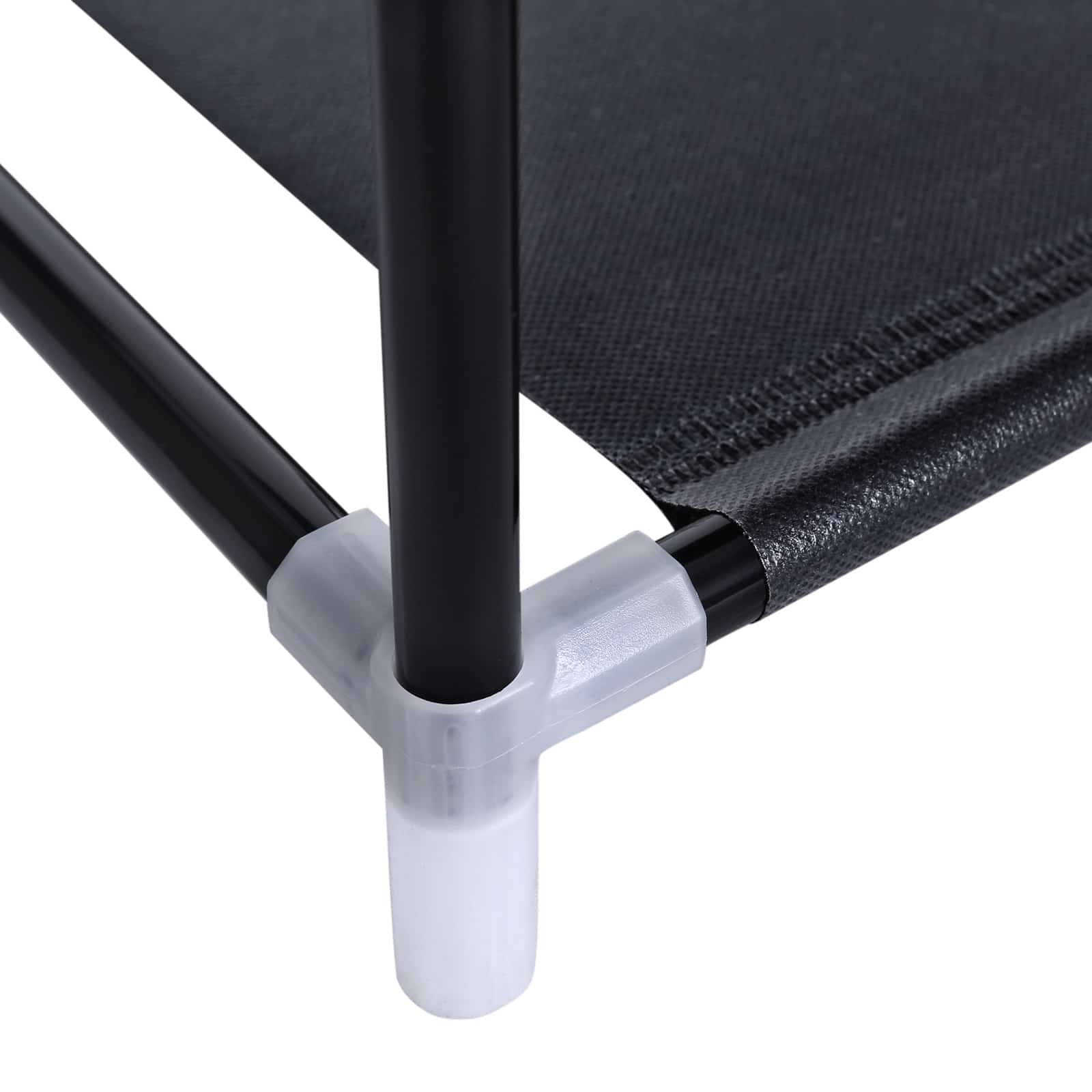 Stoffschrank 170 x 88 cm Schwarz-RYG84H Stoffschrank 170 x 88 cm Schwarz-RYG84H