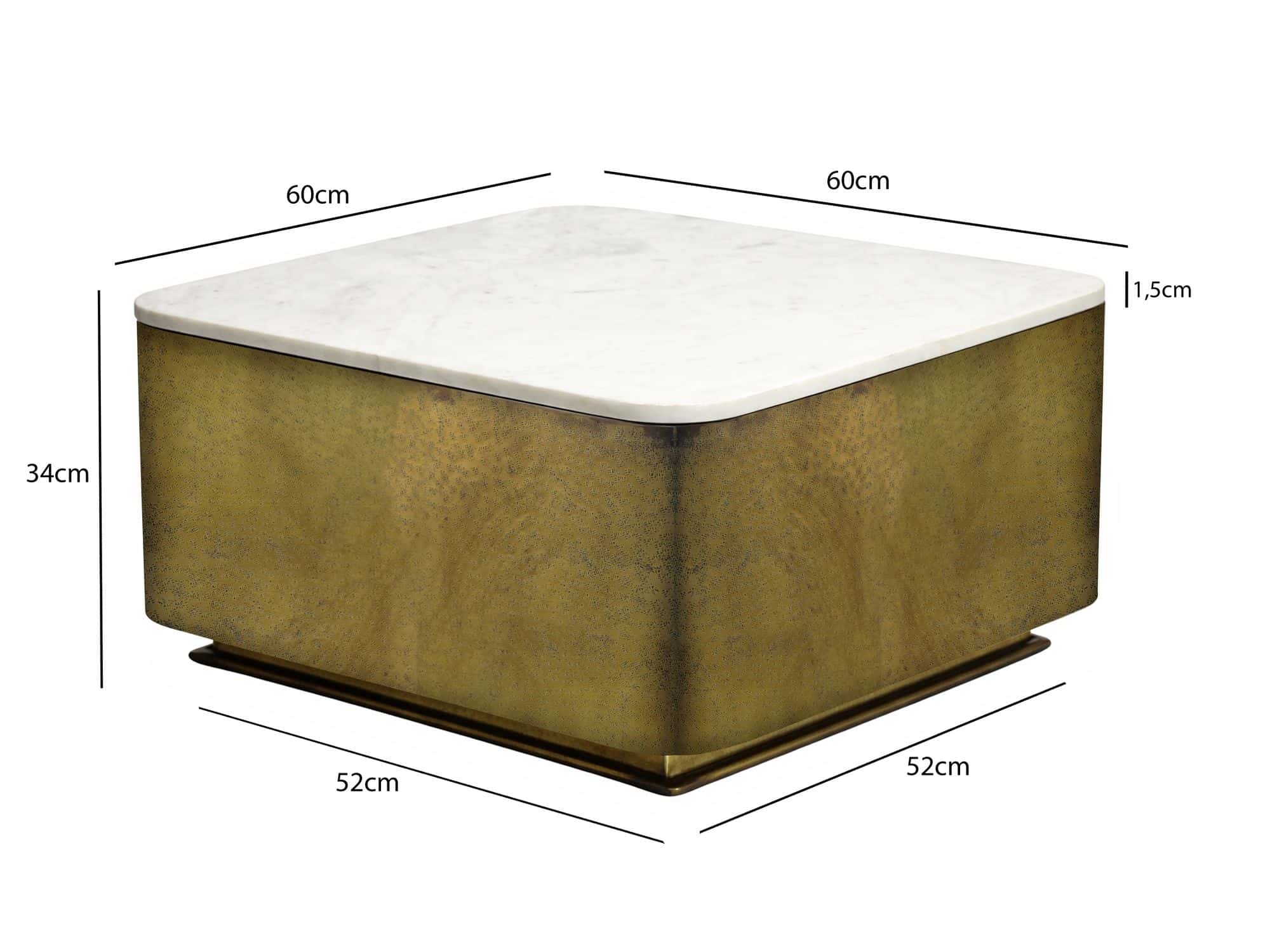 Couchtisch Metall mit weißer Marmor Tischplatte 60cm quadratisch - Moderner Wohnzimmertisch - Design Sofatisch - Loungetisch Kubus - Edler Beistelltisch Handmade Couchtisch Metall mit weißer Marmor Tischplatte 60cm quadratisch - Moderner Wohnzimmertisch - Design Sofatisch - Loungetisch Kubus - Edler Beistelltisch Handmade