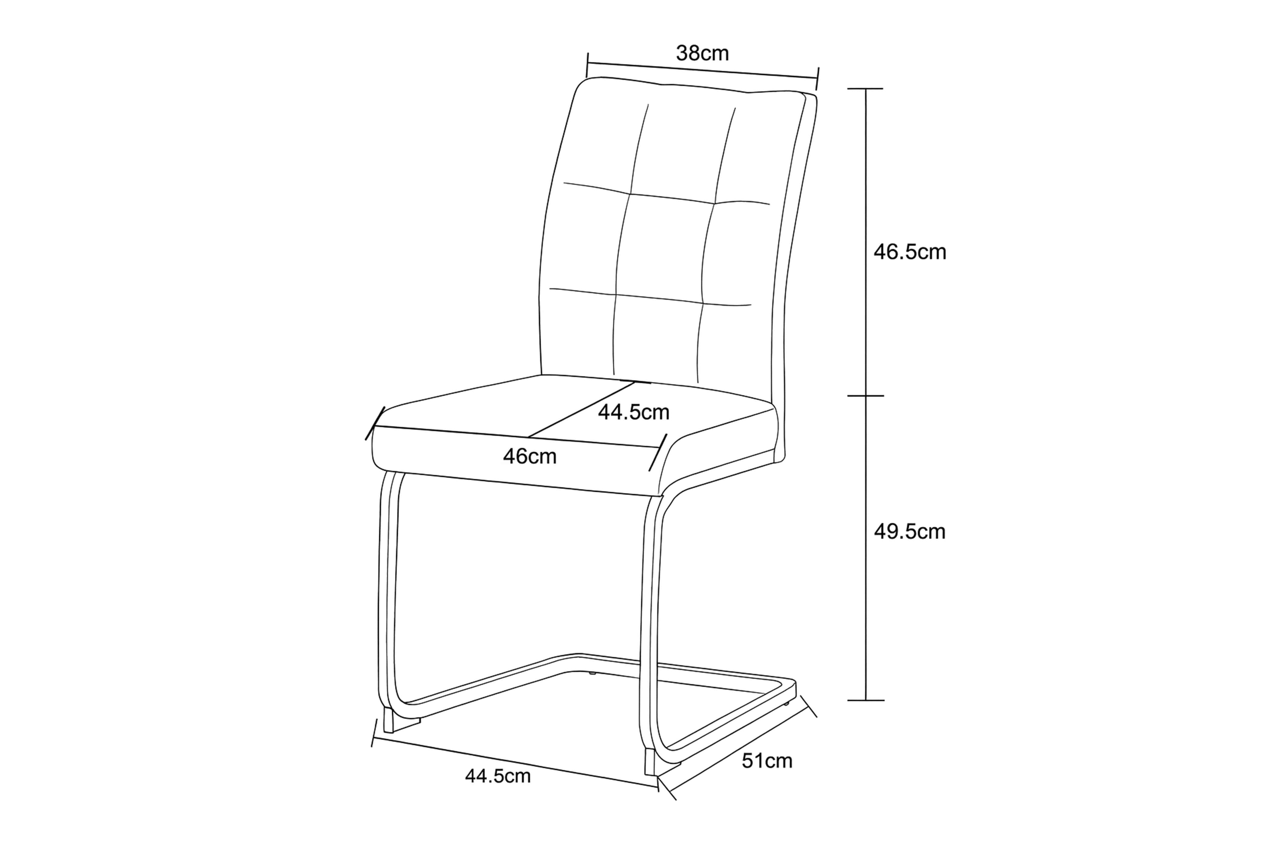 Frieda Schwinger-Stuhl 2er Set