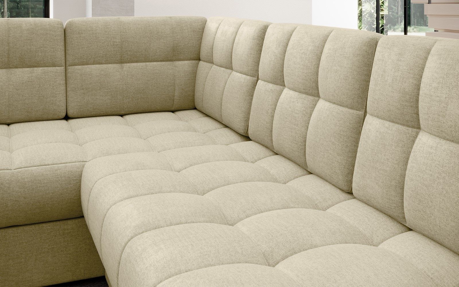 Wohnlandschaft Blewett Monolith mit Schlaffunktion von Eltap