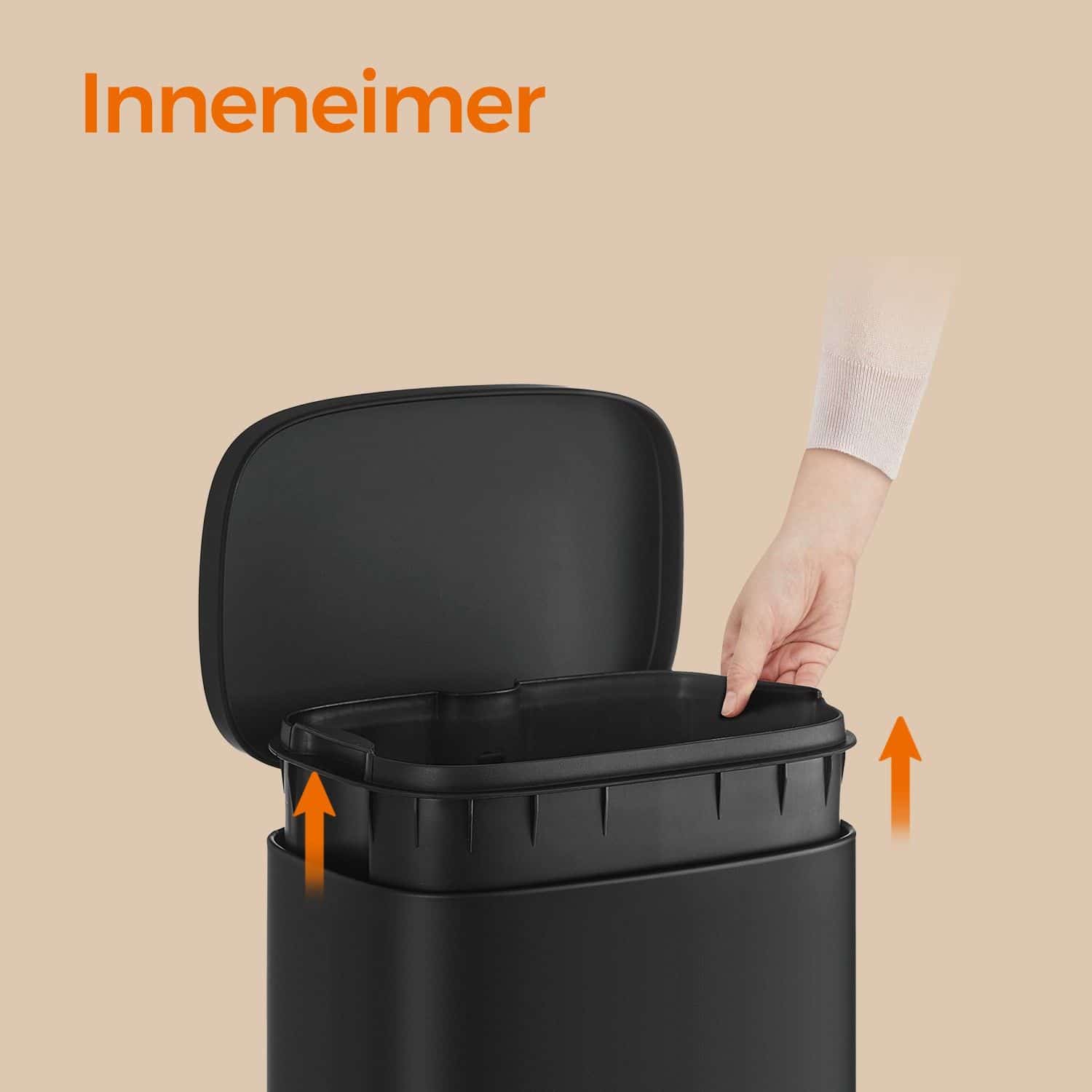 Mülleimer Küche, 30 Liter, Abfalleimer Mülleimer Küche, 30 Liter, Abfalleimer