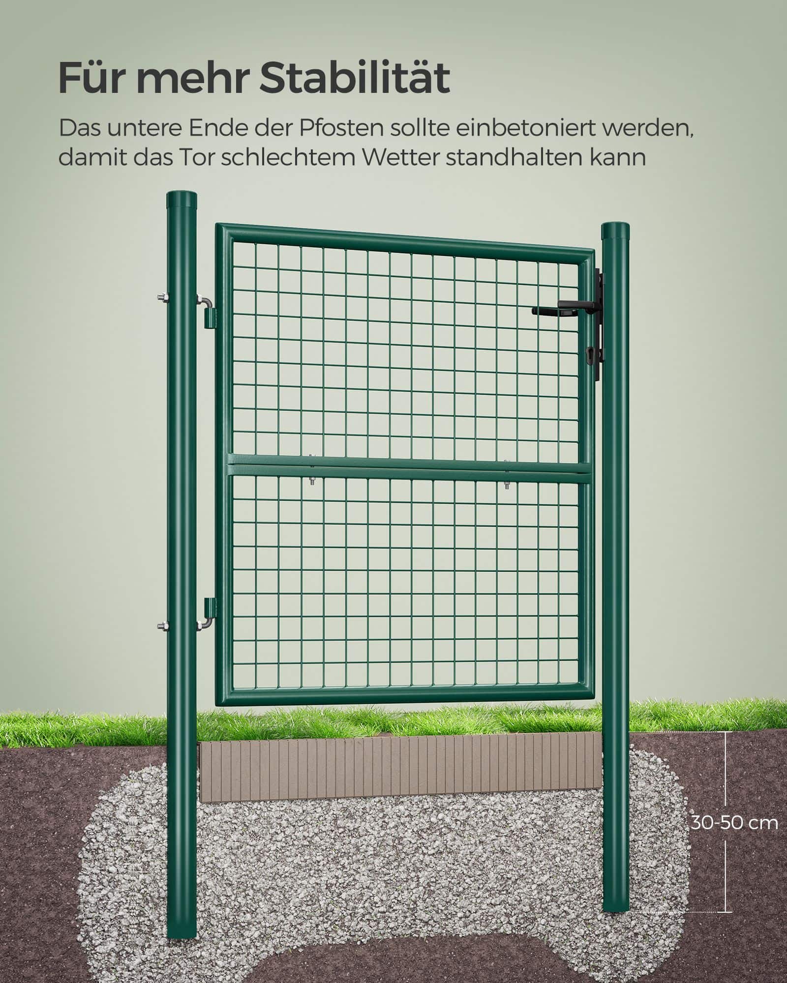 Gartentor aus verzinktem Stahl-B34GGD150G01 Gartentor aus verzinktem Stahl-B34GGD150G01