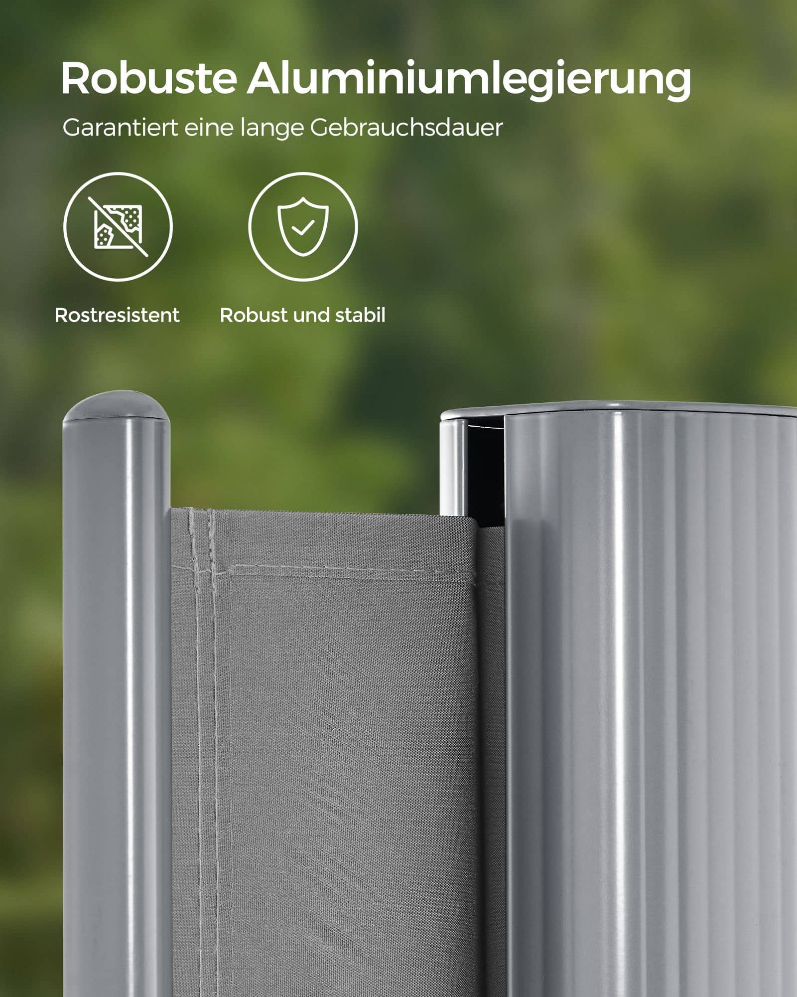 Seitenmarkise ausziehbar 180 x 400 cm für Balkon Seitenmarkise ausziehbar 180 x 400 cm für Balkon