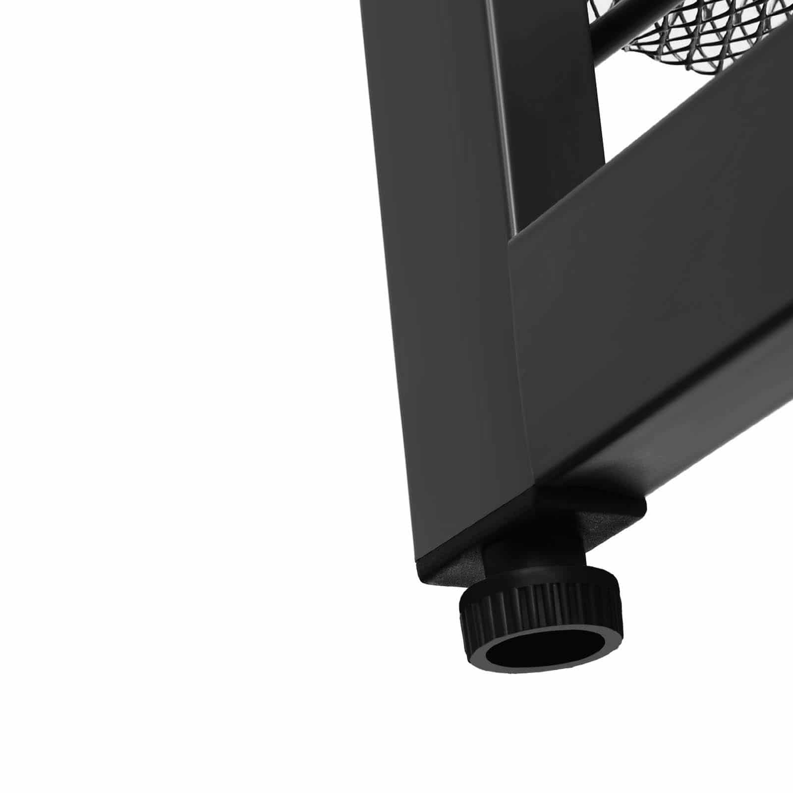Schuhregal mit 8 Ebenen Schwarz Schuhregal mit 8 Ebenen Schwarz