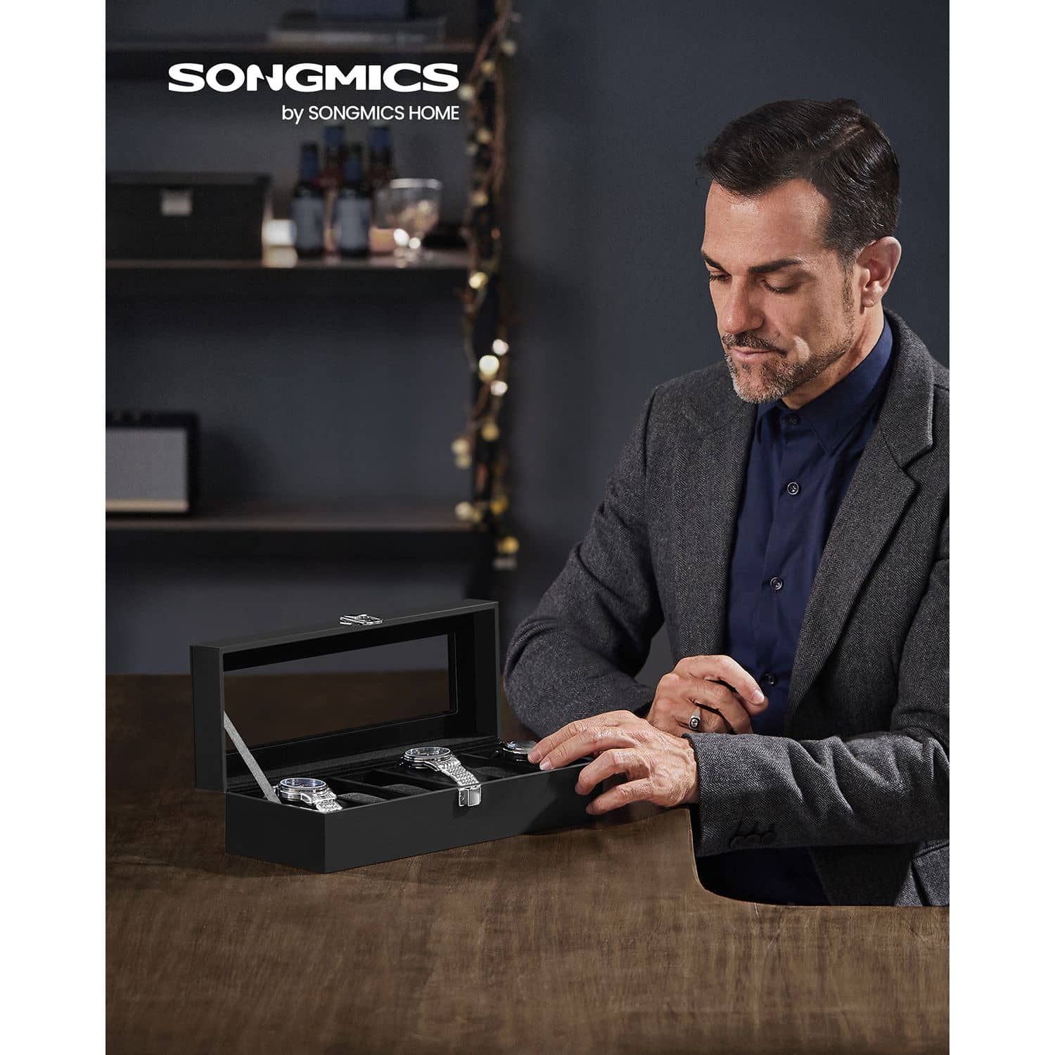 Uhrenbox für 6 Uhren-JWB06B01 Uhrenbox für 6 Uhren-JWB06B01