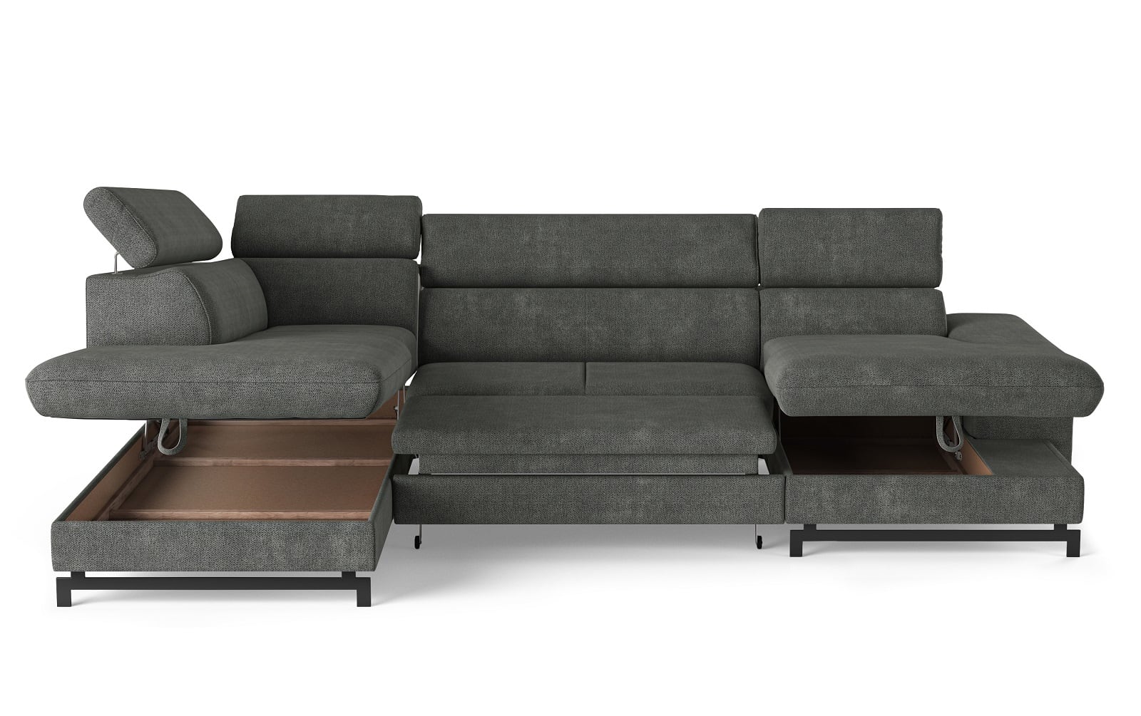 Emma Wohnlandschaft mit Schlaffunktion und Bettkasten - Cotta Emma Wohnlandschaft mit Schlaffunktion und Bettkasten - Cotta