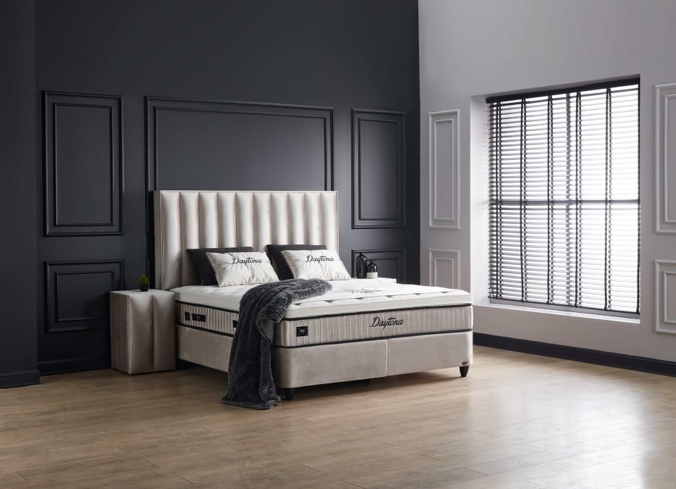 421f7ac3-f968-4b5f-a225-e6a3587c6092 Boxspringbett Daytona: Luxuriöser Schlaf in Beige