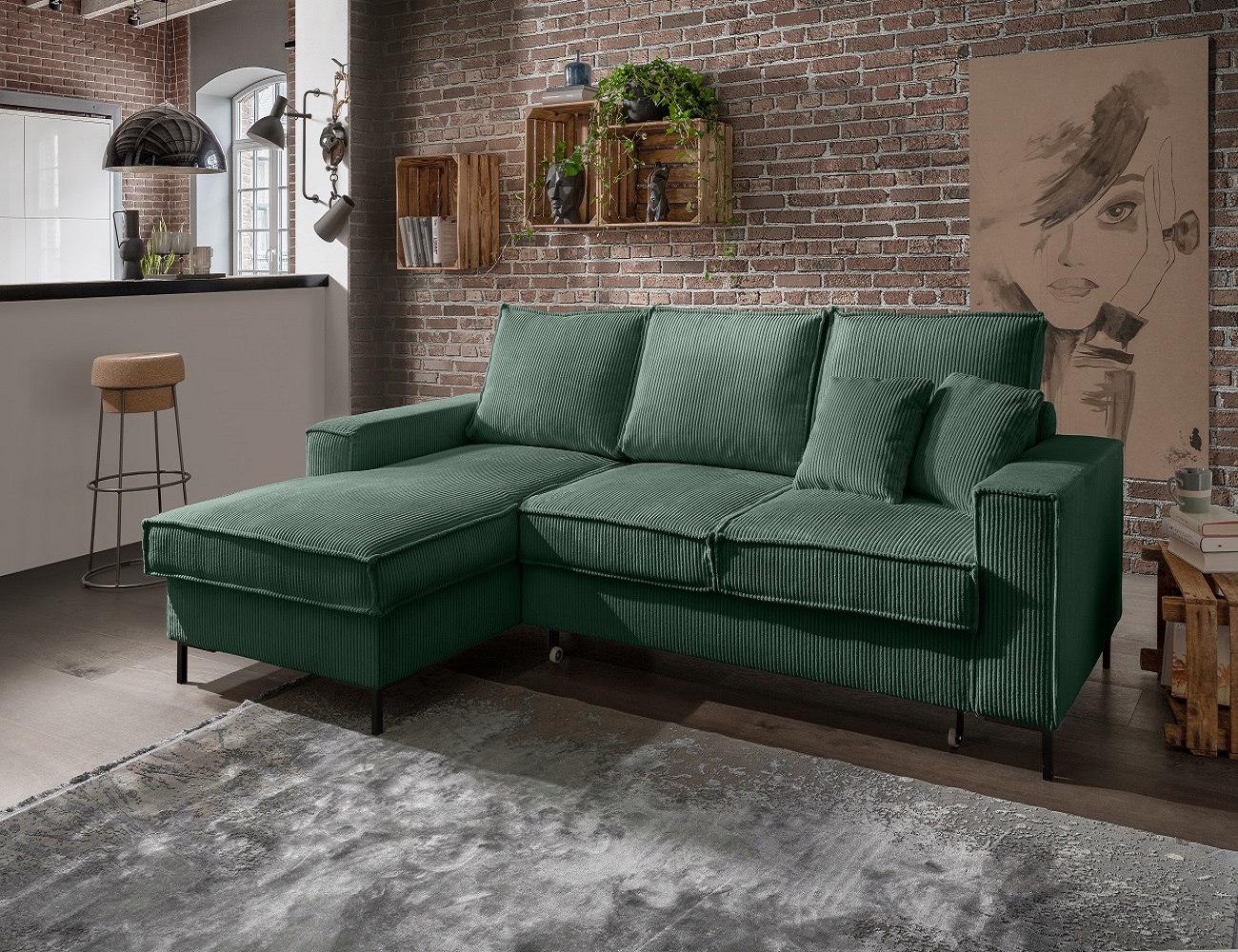 Ecksofa Rom – Die Wohlfühloase mit Schlaffunktion Ecksofa Rom – Die Wohlfühloase mit Schlaffunktion