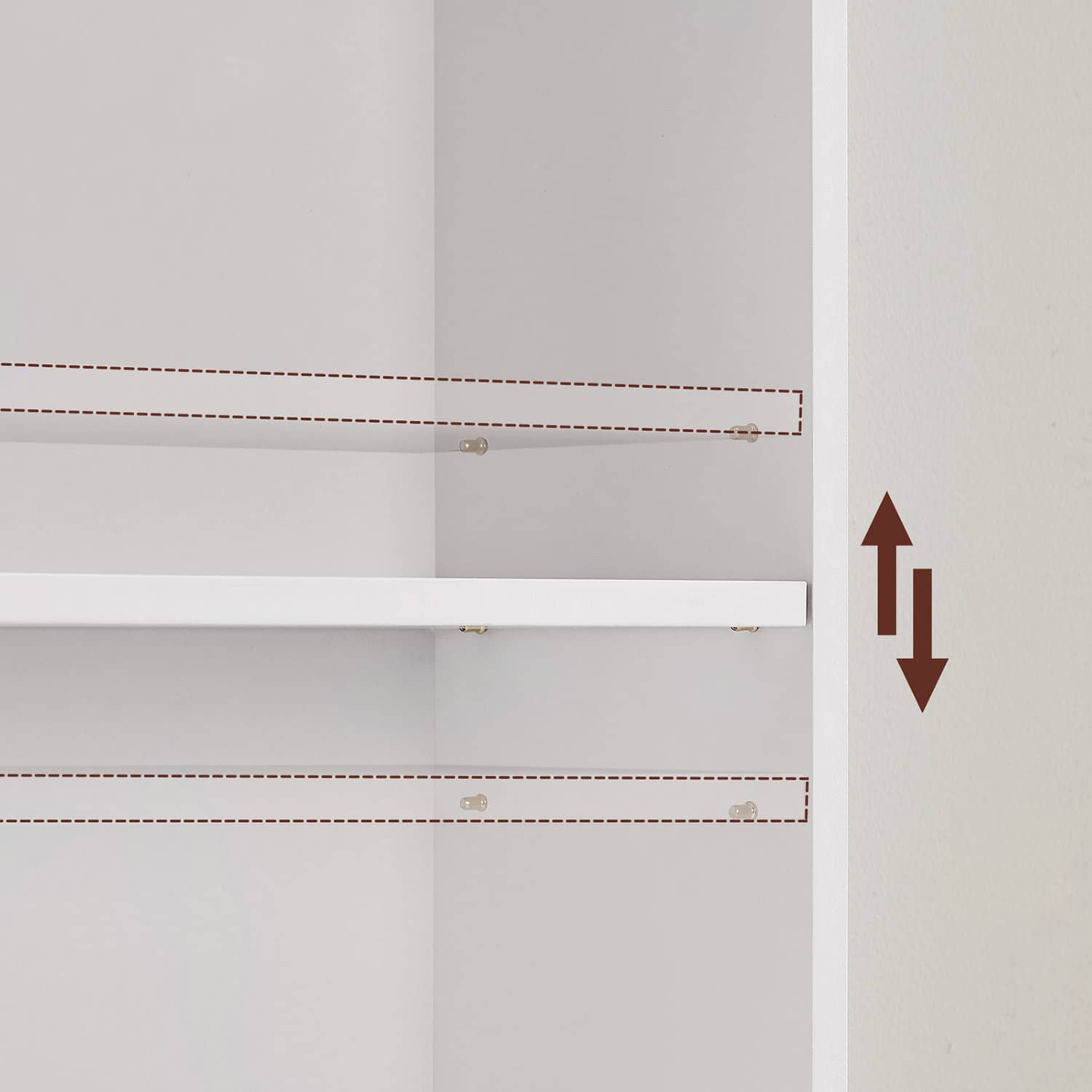 Bücherregal mit 6 Fächern Bücherregal mit 6 Fächern
