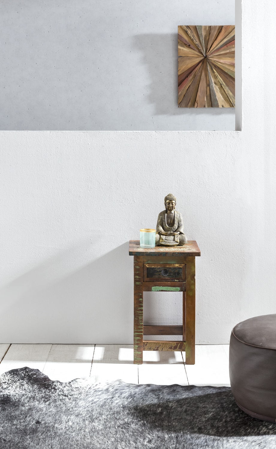 43661-WOHNLING-Beistelltisch-Dehli-30x30x50cm-WL5-0 Beistelltisch Kalkutta 30 x 30 x 50 cm