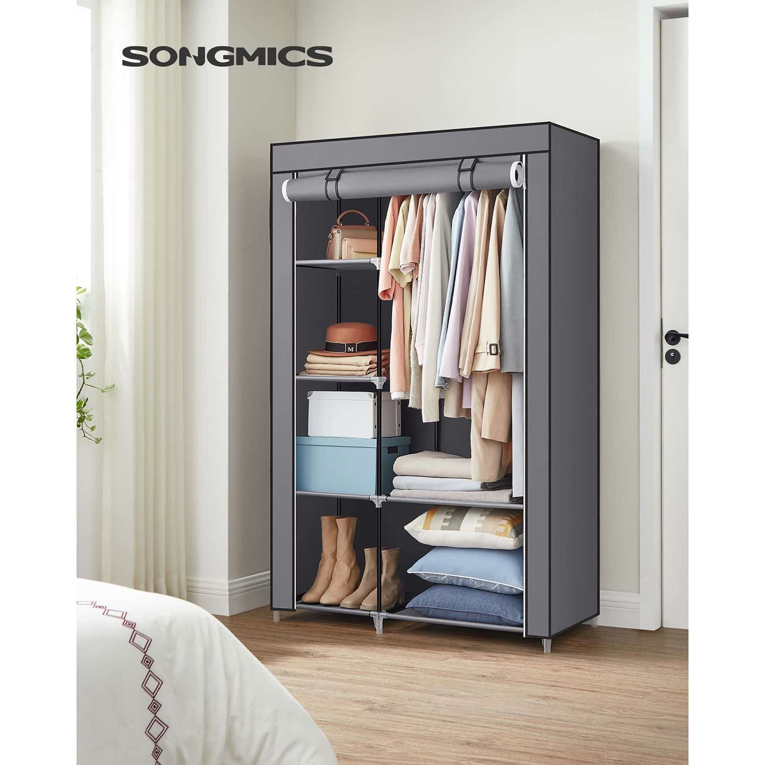 Stoffschrank mit Kleiderstange-RYG085G02 Stoffschrank mit Kleiderstange-RYG085G02