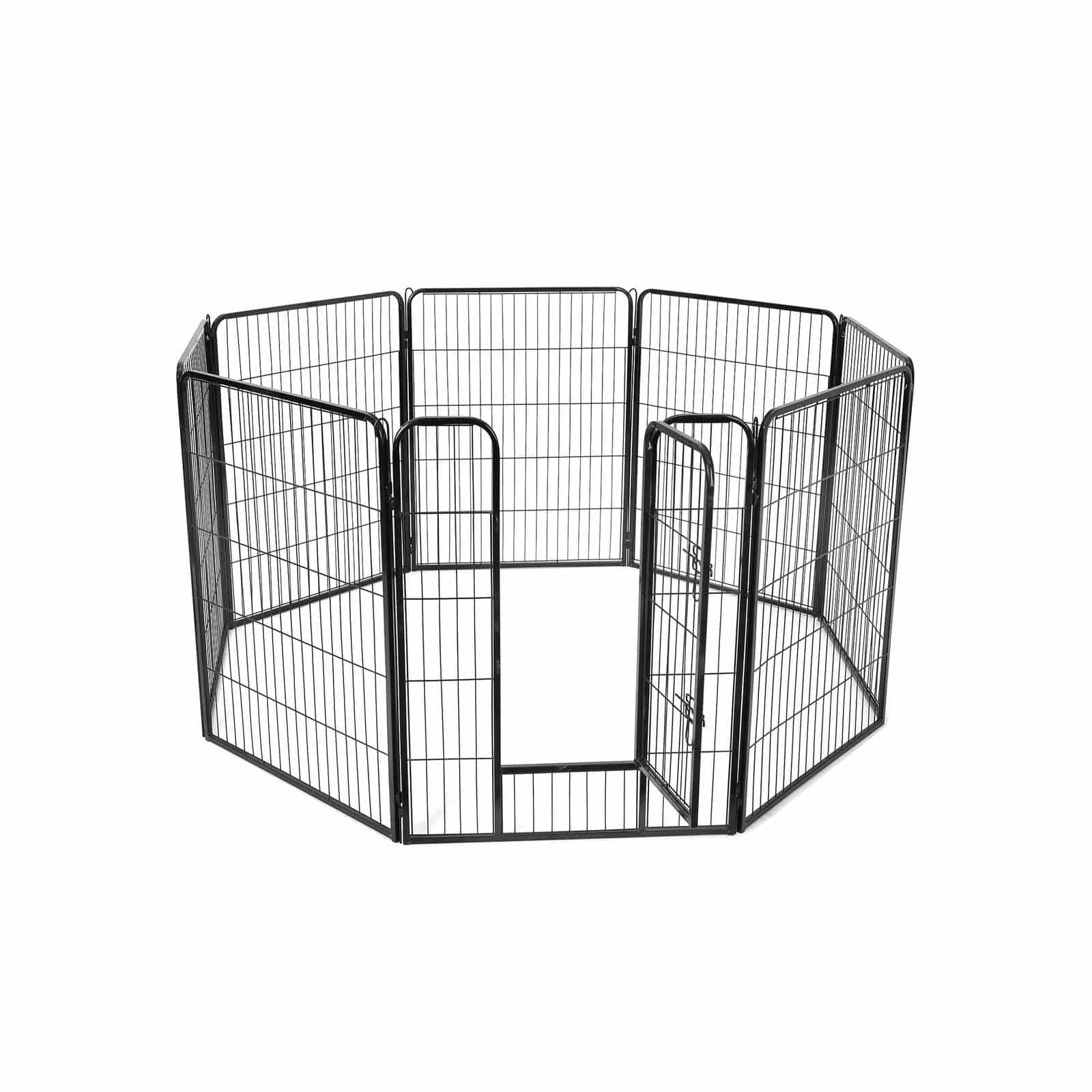 Freilaufgehege 100 cm hoch schwarz-PPK81H Freilaufgehege 100 cm hoch schwarz-PPK81H