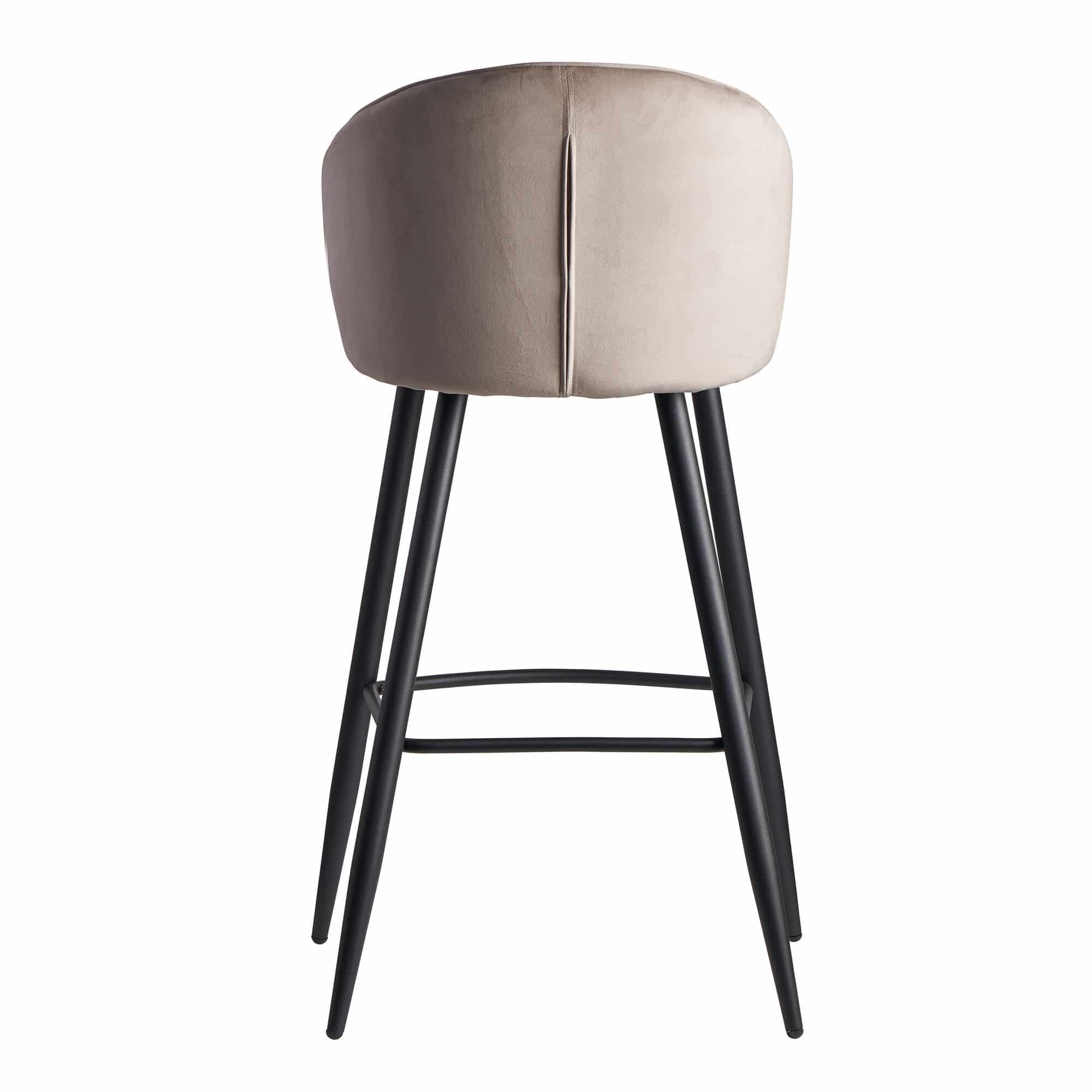 57417-Wohnling-Barhocker-Samt-beige-WL6-291-WL6-291_6 Samt-Barhocker in Beige: Ein Hauch von Skandinavien