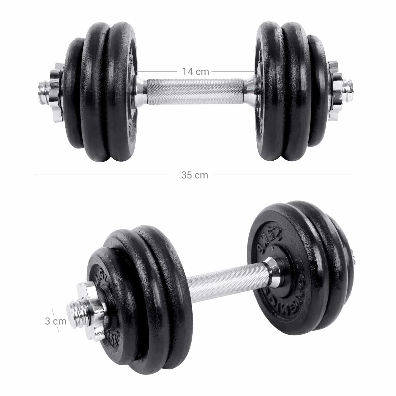 Gusseisen Kurzhantel-Set 30 kg-SYL30T Gusseisen Kurzhantel-Set 30 kg-SYL30T