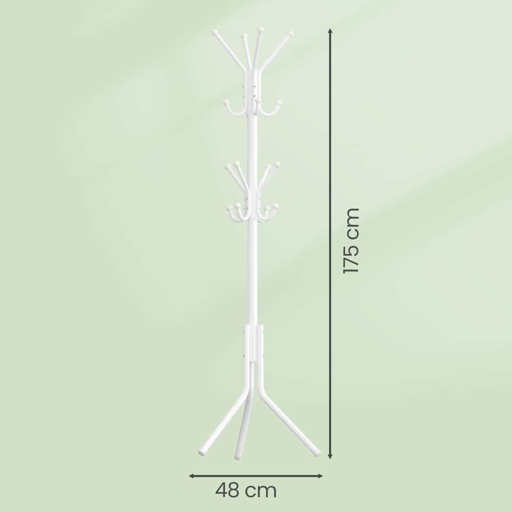 Garderobenständer aus Metall, Kleiderständer mit Haken, für Wohnzimmer Garderobenständer aus Metall, Kleiderständer mit Haken, für Wohnzimmer