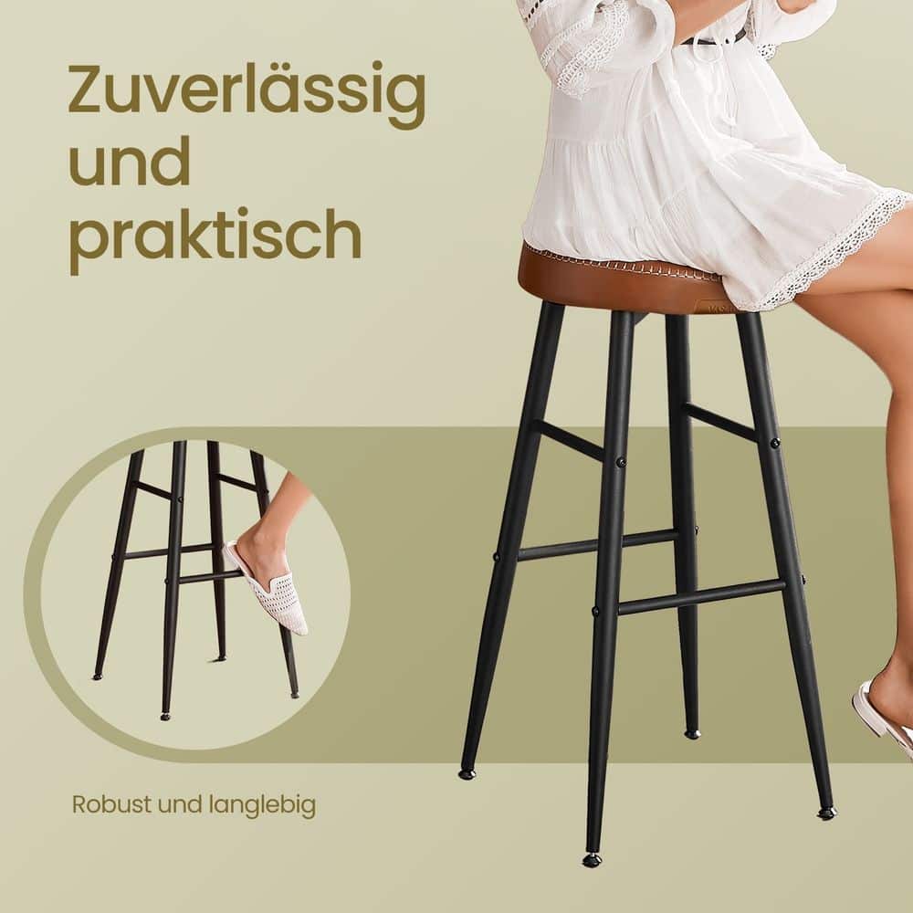 Barhocker 2er Set, Thekenhocker, Küchenstuhl Barhocker 2er Set, Thekenhocker, Küchenstuhl