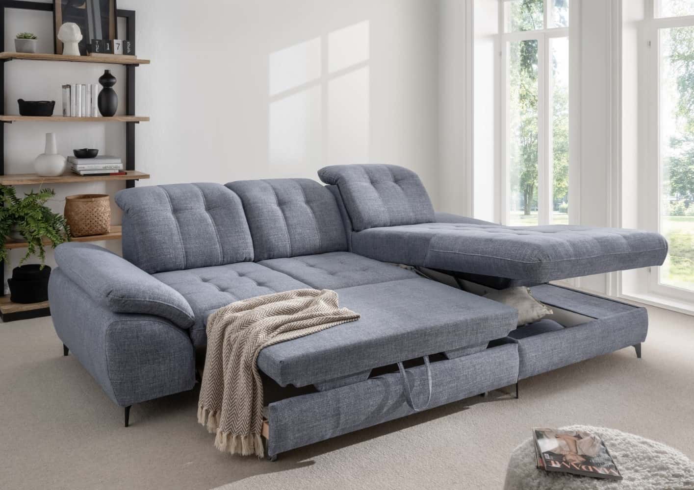 Sofa Delphino Benformato Anzio Blau Sofa Delphino Benformato Anzio Blau