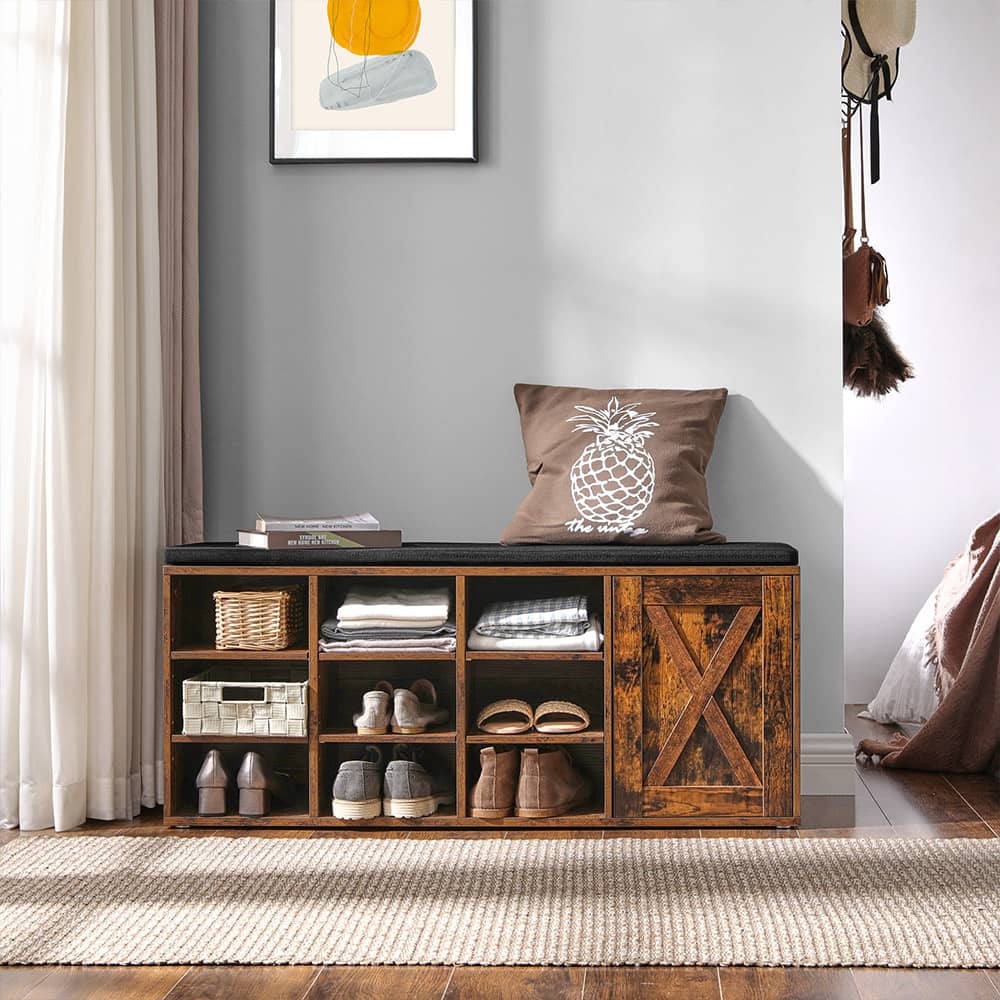 LHS058X01-4 Stilvolle Aufbewahrung: Schuhbank mit einzigartigem Design