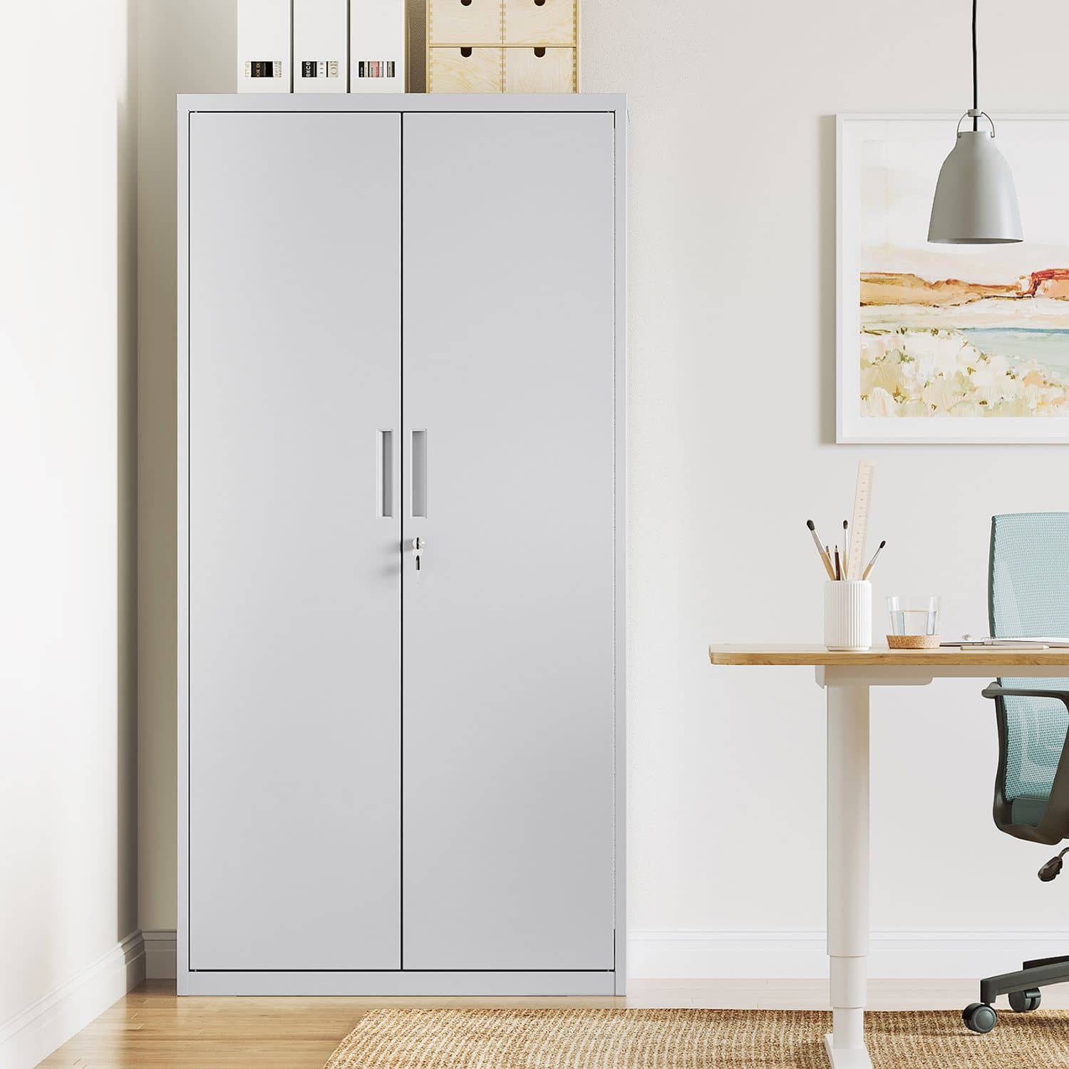 Aktenschrank mit 2 Türen-B34OMC015G01 Aktenschrank mit 2 Türen-B34OMC015G01