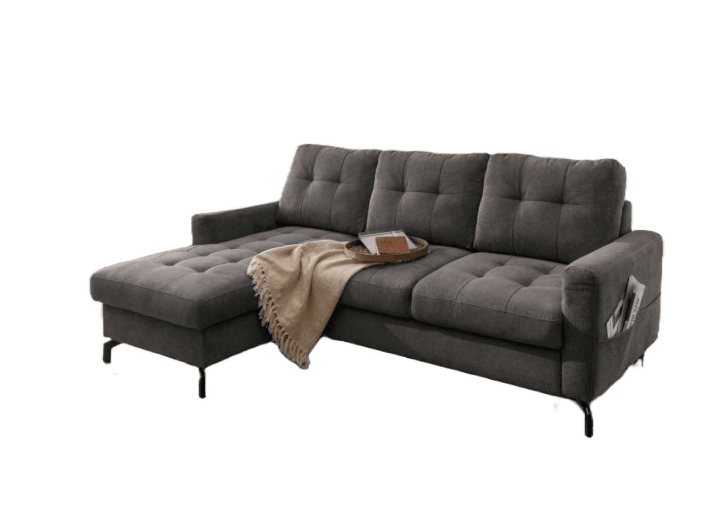 Benformato Sofa Treviso: Schlaffunktion, Bettkasten & Luxus-Mikrofaser Benformato Sofa Treviso: Schlaffunktion, Bettkasten & Luxus-Mikrofaser