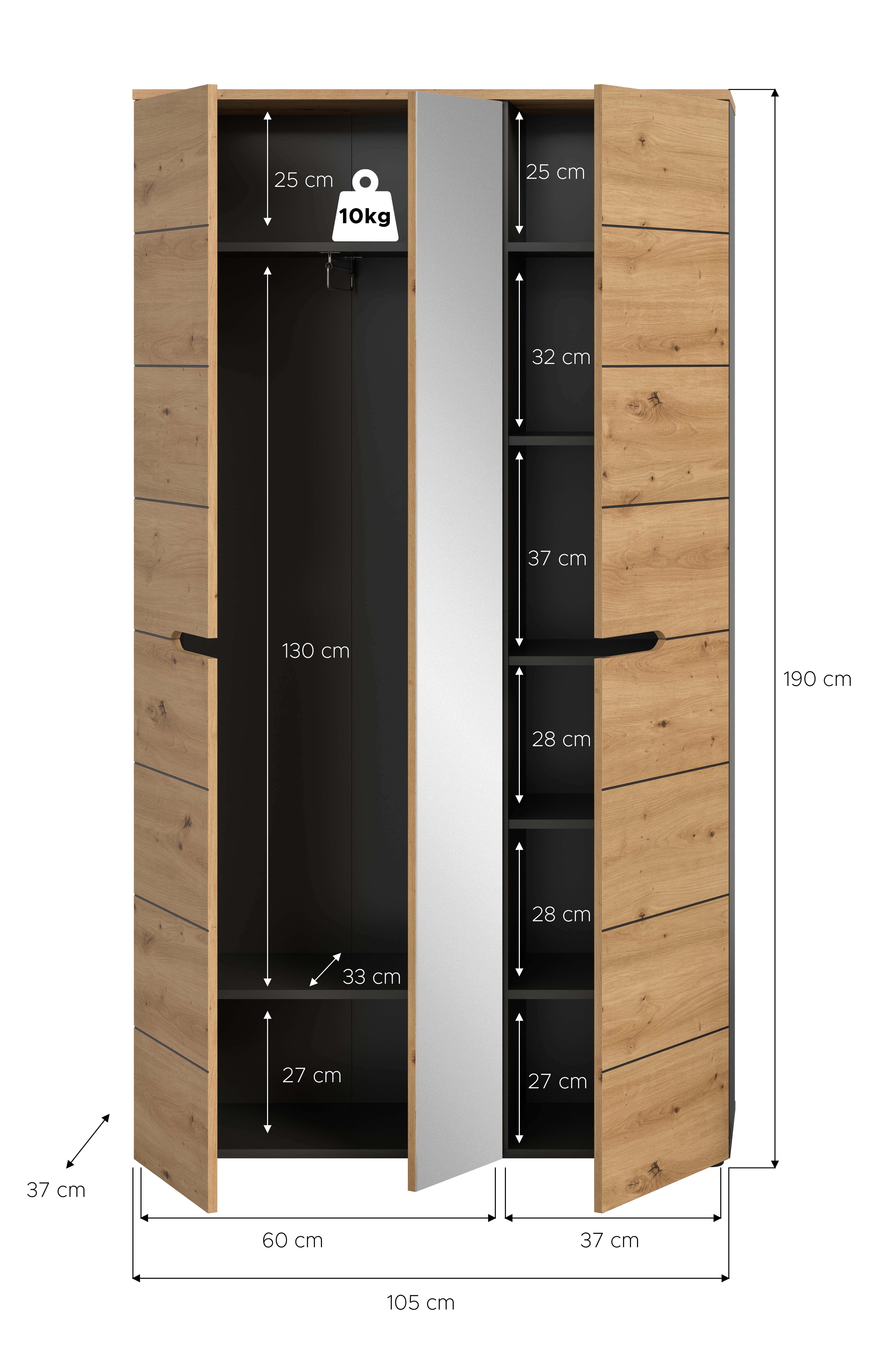 Canu Garderobenschrank