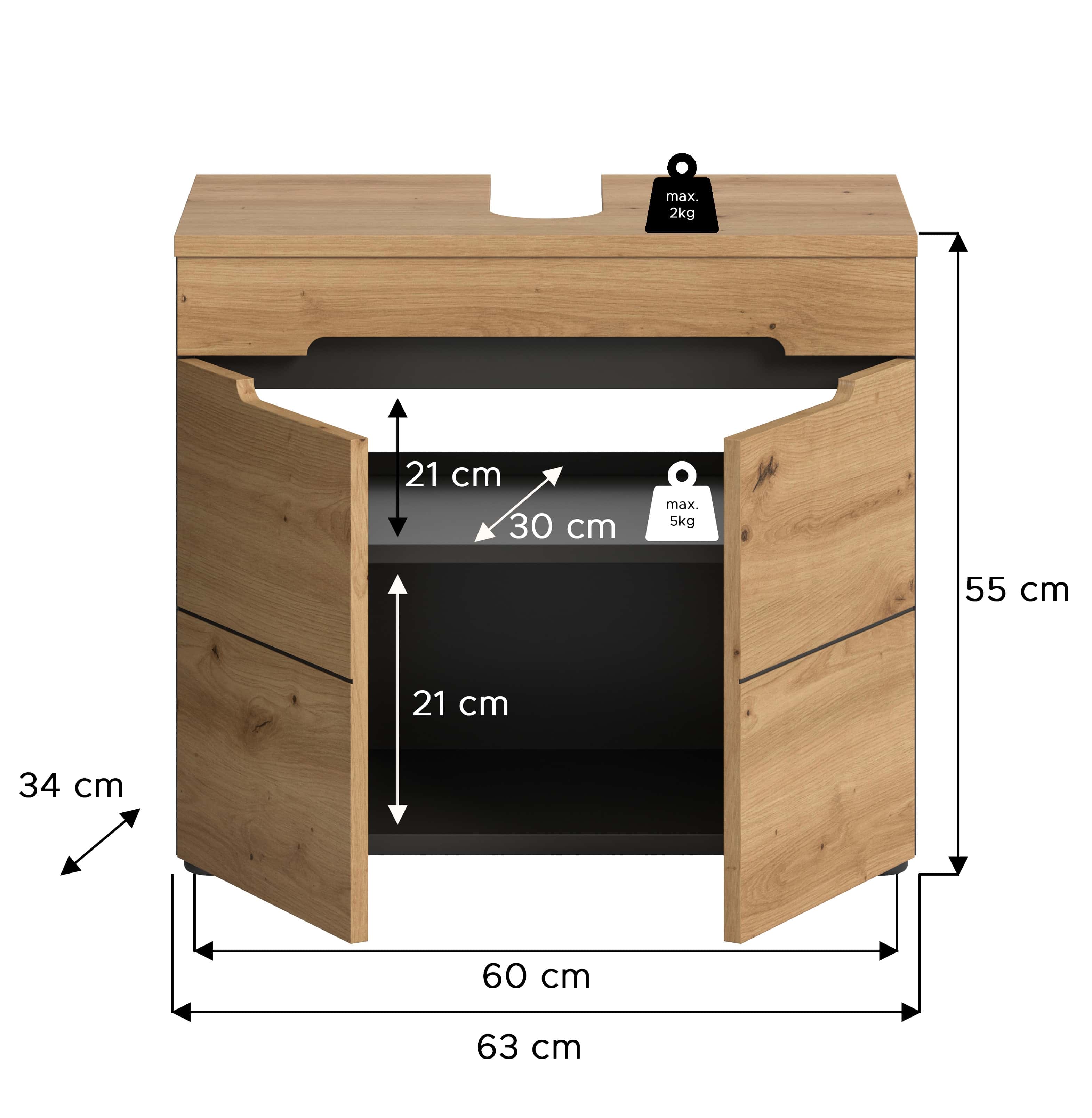 Canu Waschbeckenunterschrank