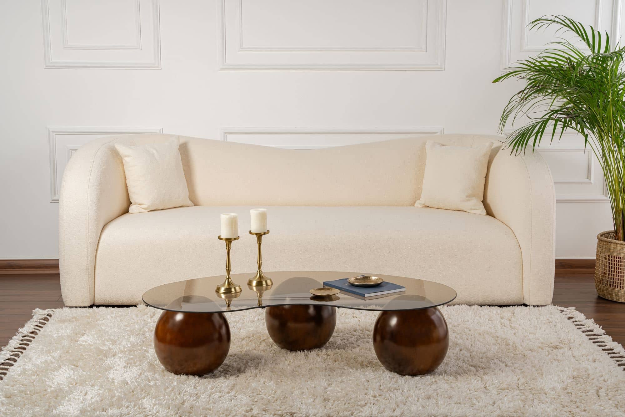 Sphere - Walnuss, grau - Couchtisch Sphere - Walnuss, grau - Couchtisch