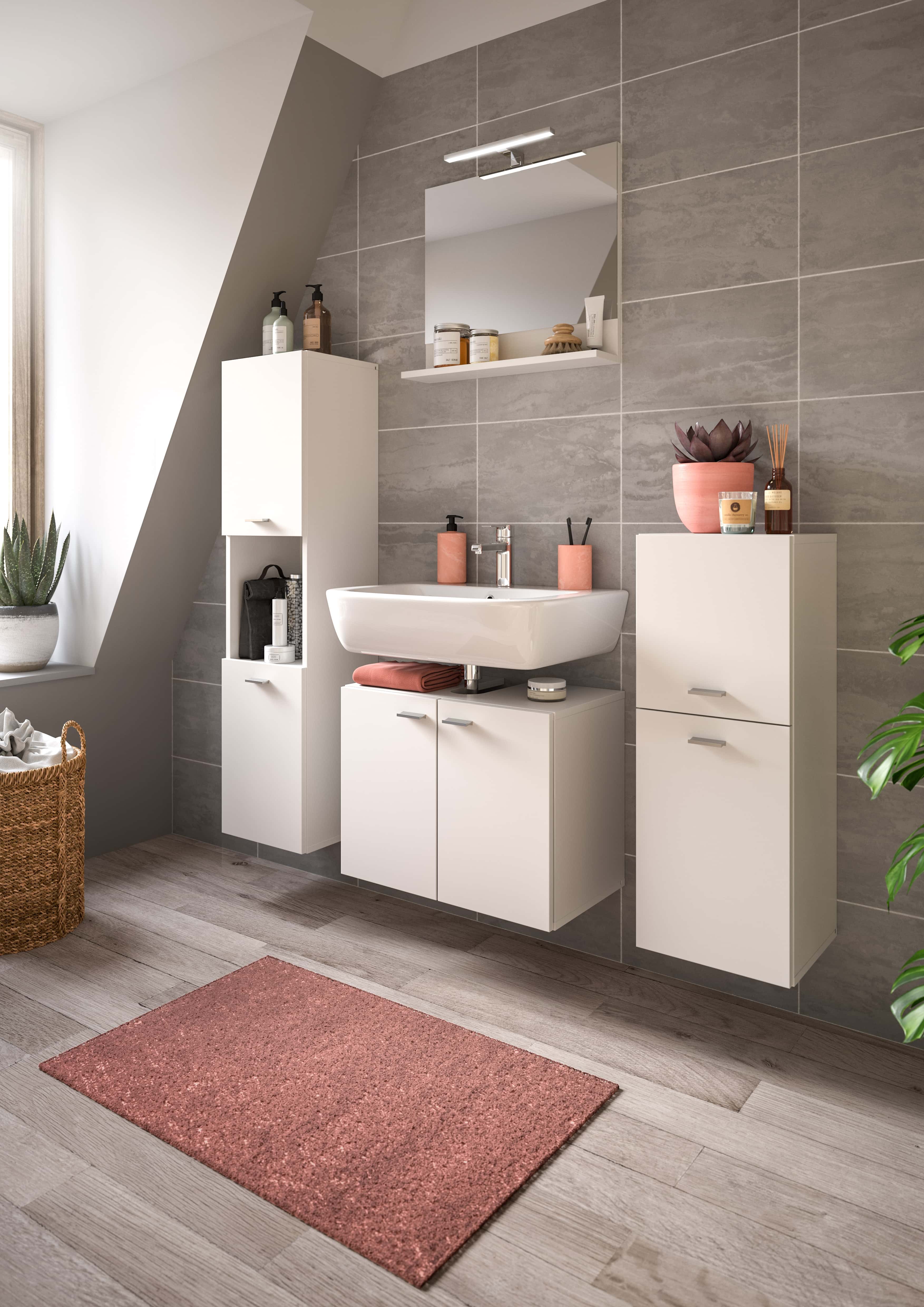 Boston Waschbeckenunterschrank + Spiegel Boston Waschbeckenunterschrank + Spiegel