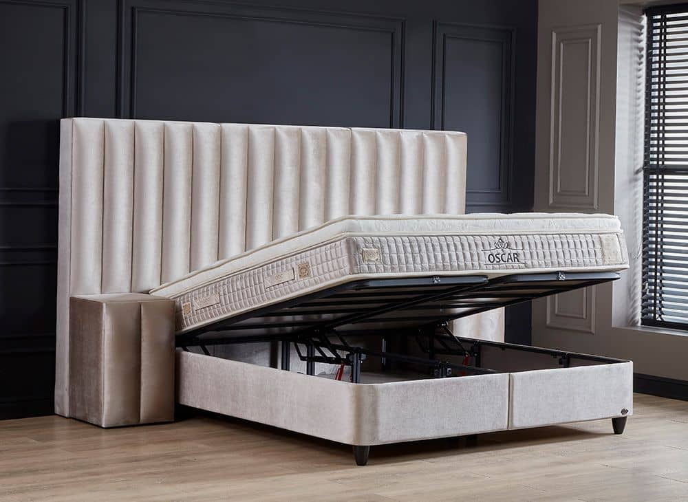 Boxspringbett-Oscar-inklusive-Matratzen-Topper-Bettkasten-Beige-Luxus-Mikrofaser-5 Boxspringbett Oscar inklusive Matratzen Topper & Bettkasten Beige Luxus-Mikrofaser 4