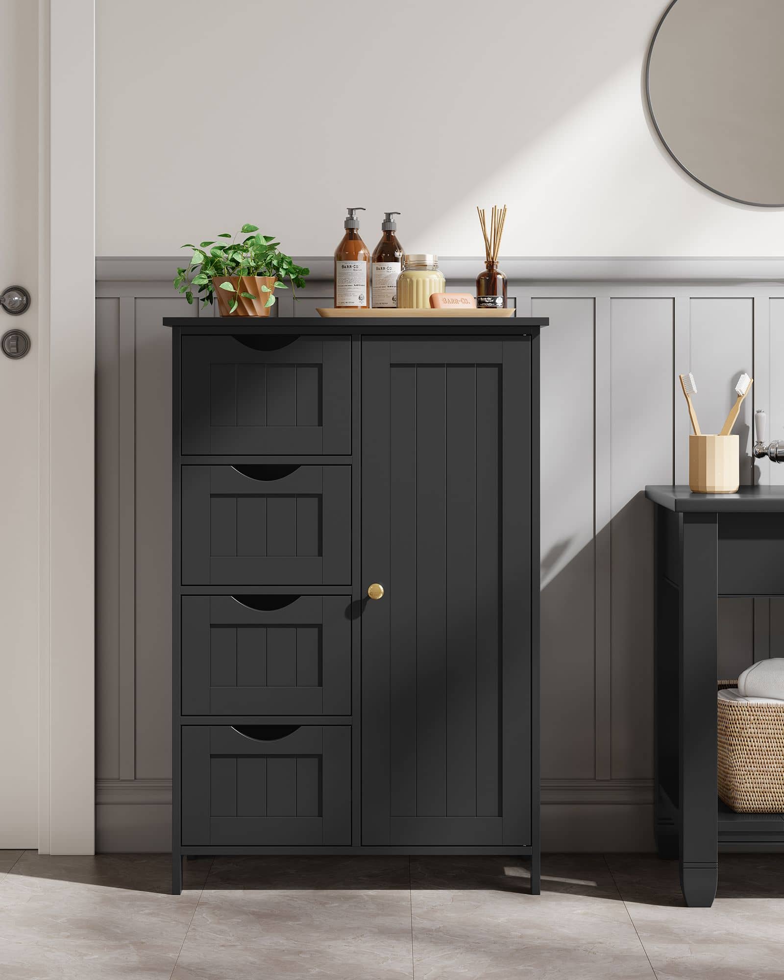 Badezimmerschrank, schmaler Badschrank, Beistellschrank Badezimmerschrank, schmaler Badschrank, Beistellschrank