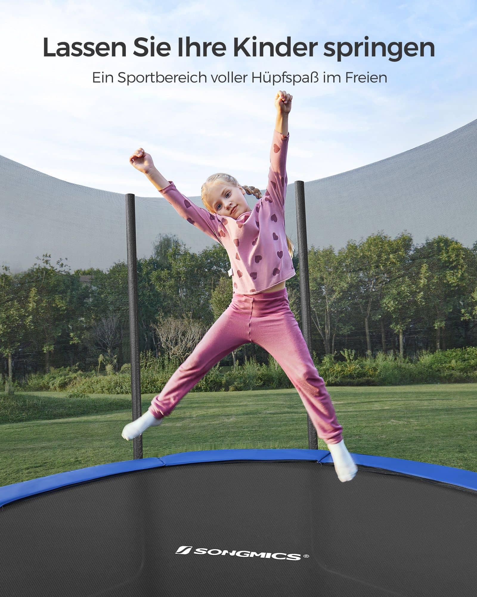 Trampolin mit Netz Ø 427 cm-STR144 Trampolin mit Netz Ø 427 cm-STR144