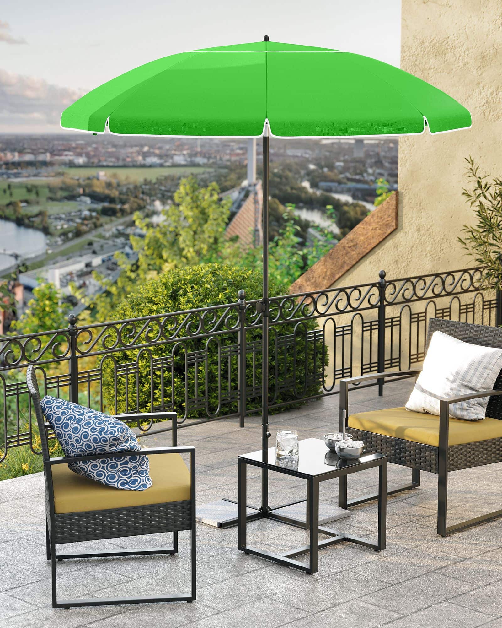 Sonnenschirm mit Knickfunktion-GPU60GN Sonnenschirm mit Knickfunktion-GPU60GN