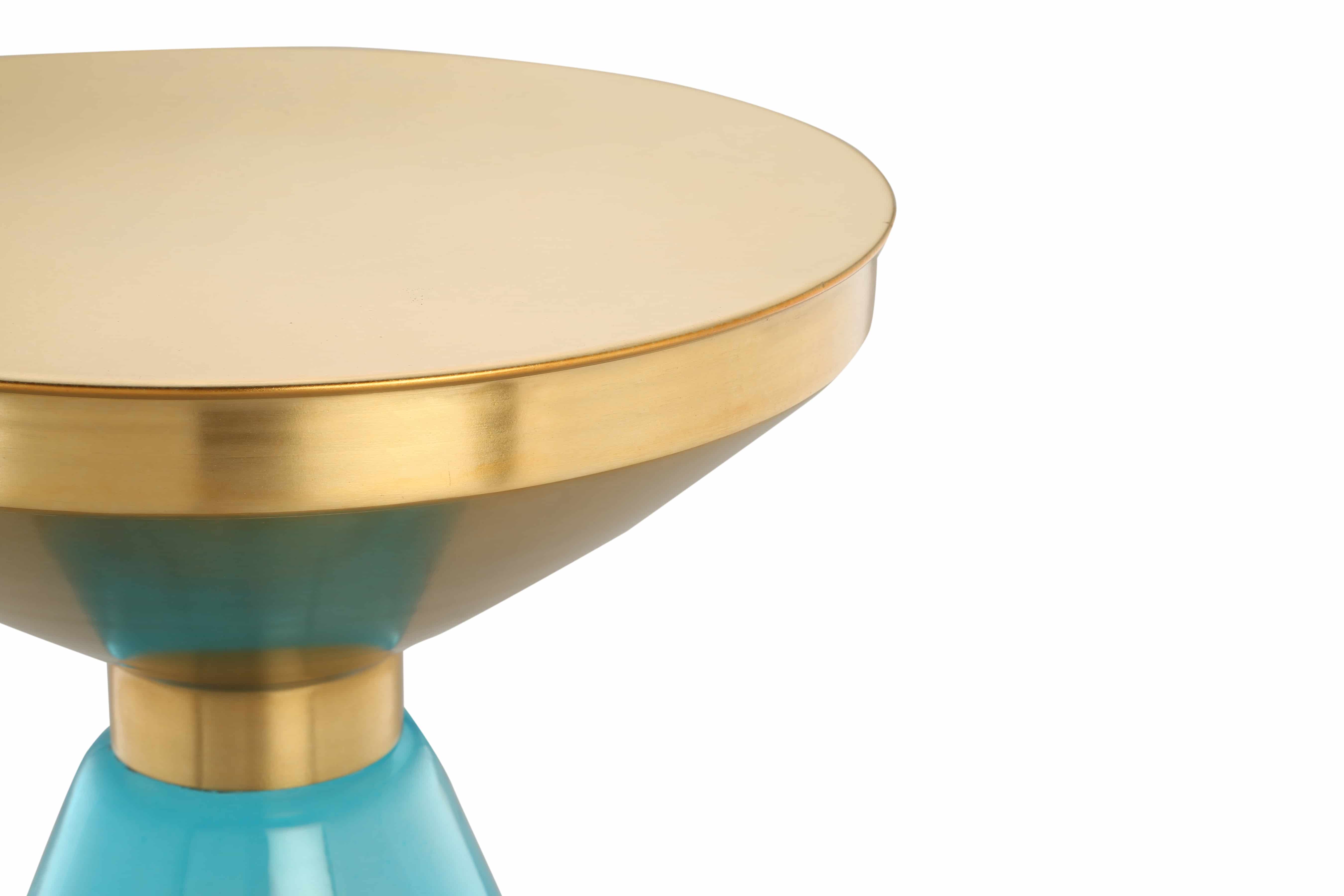 Beistelltisch Roman 325 Rosa / Gold