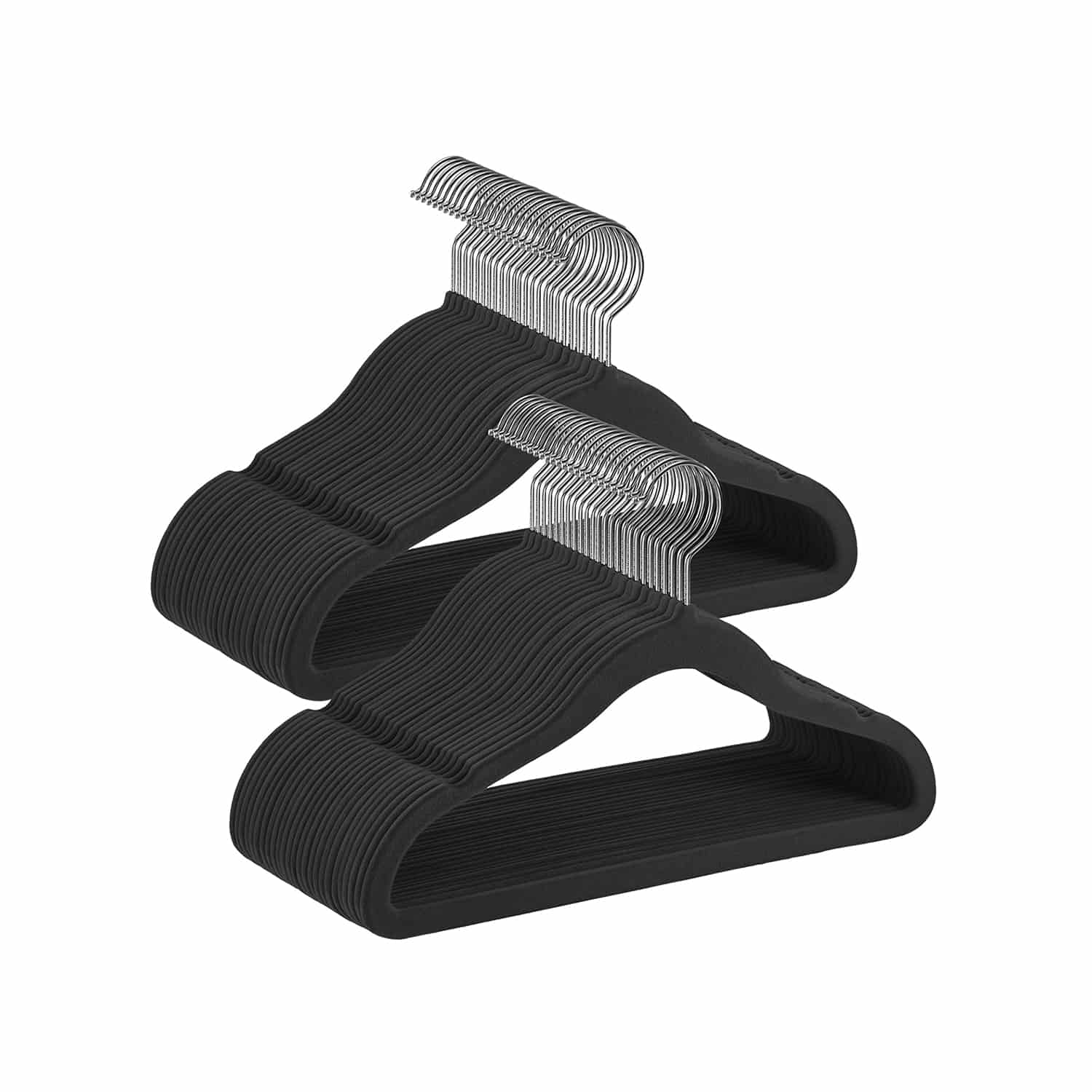 Kinderkleiderbügel 50er Set mit 360° drehbaren Haken tintenschwarz-CRF027B05 Kinderkleiderbügel 50er Set mit 360° drehbaren Haken tintenschwarz-CRF027B05