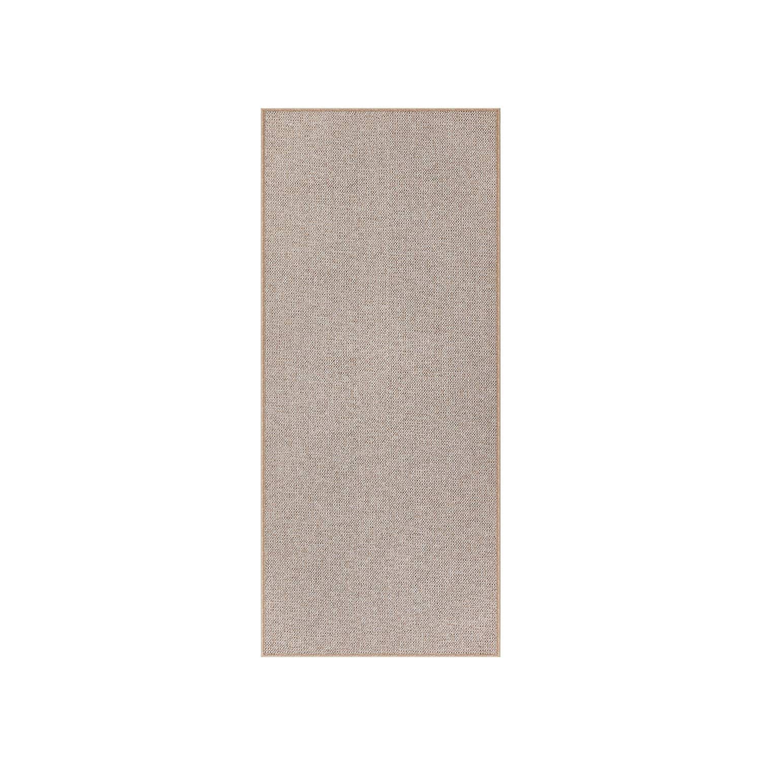 Teppich 80 x 200 cm in Jute-Optik kamelbraun