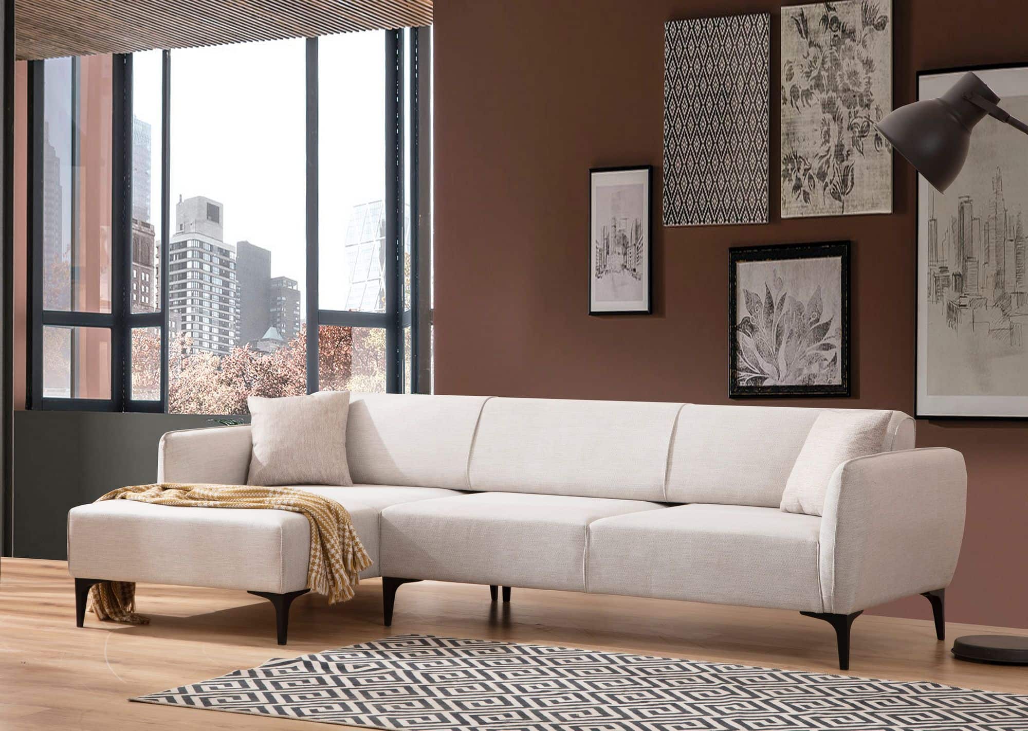 Ecksofa Belissimo - mit verstellbarer Rückenlehne Ecksofa Belissimo - mit verstellbarer Rückenlehne